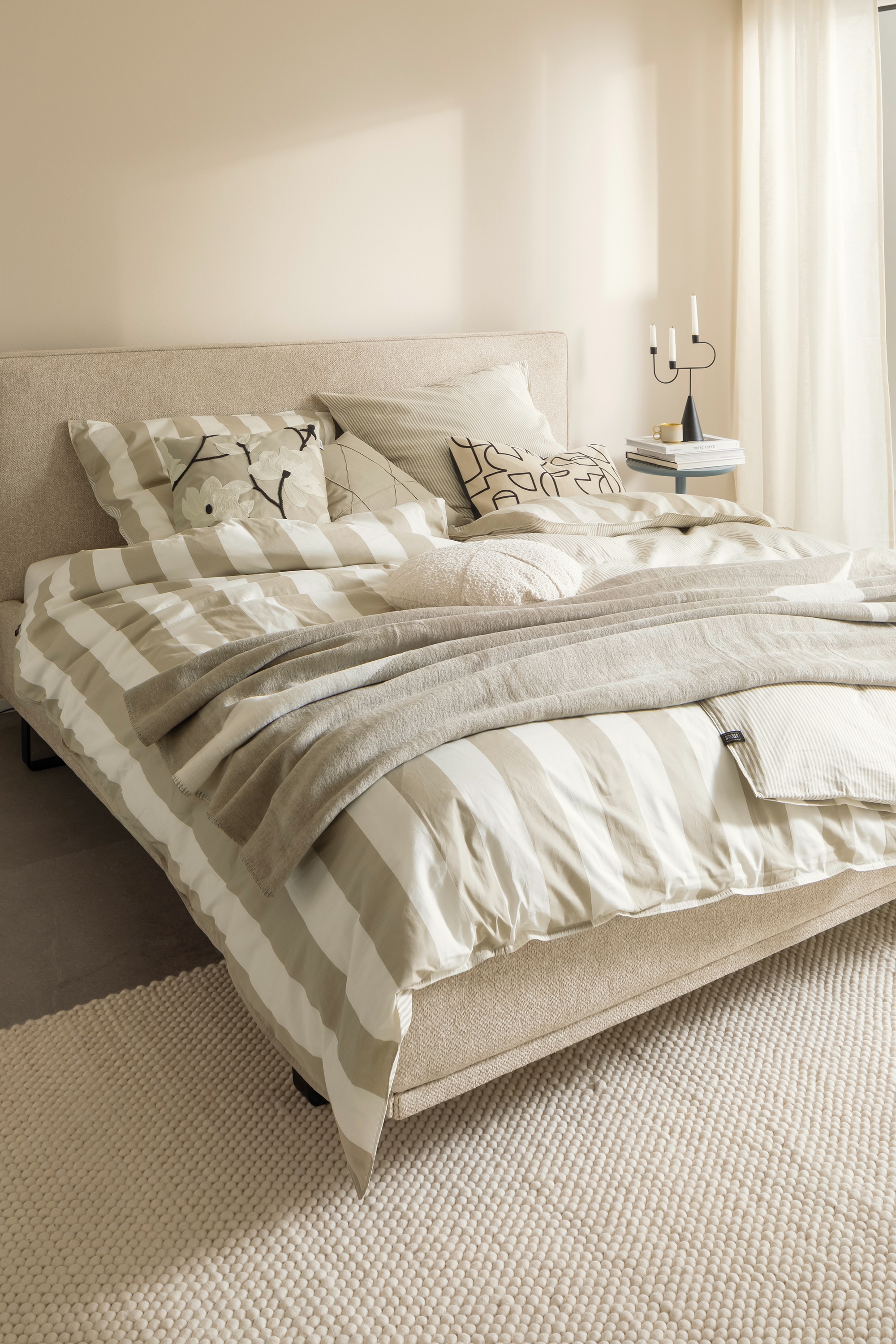 SCHÖNER WOHNEN-Kollektion Wendebettwäsche "Panel" 2 Stk. aus reiner Baumwol günstig online kaufen