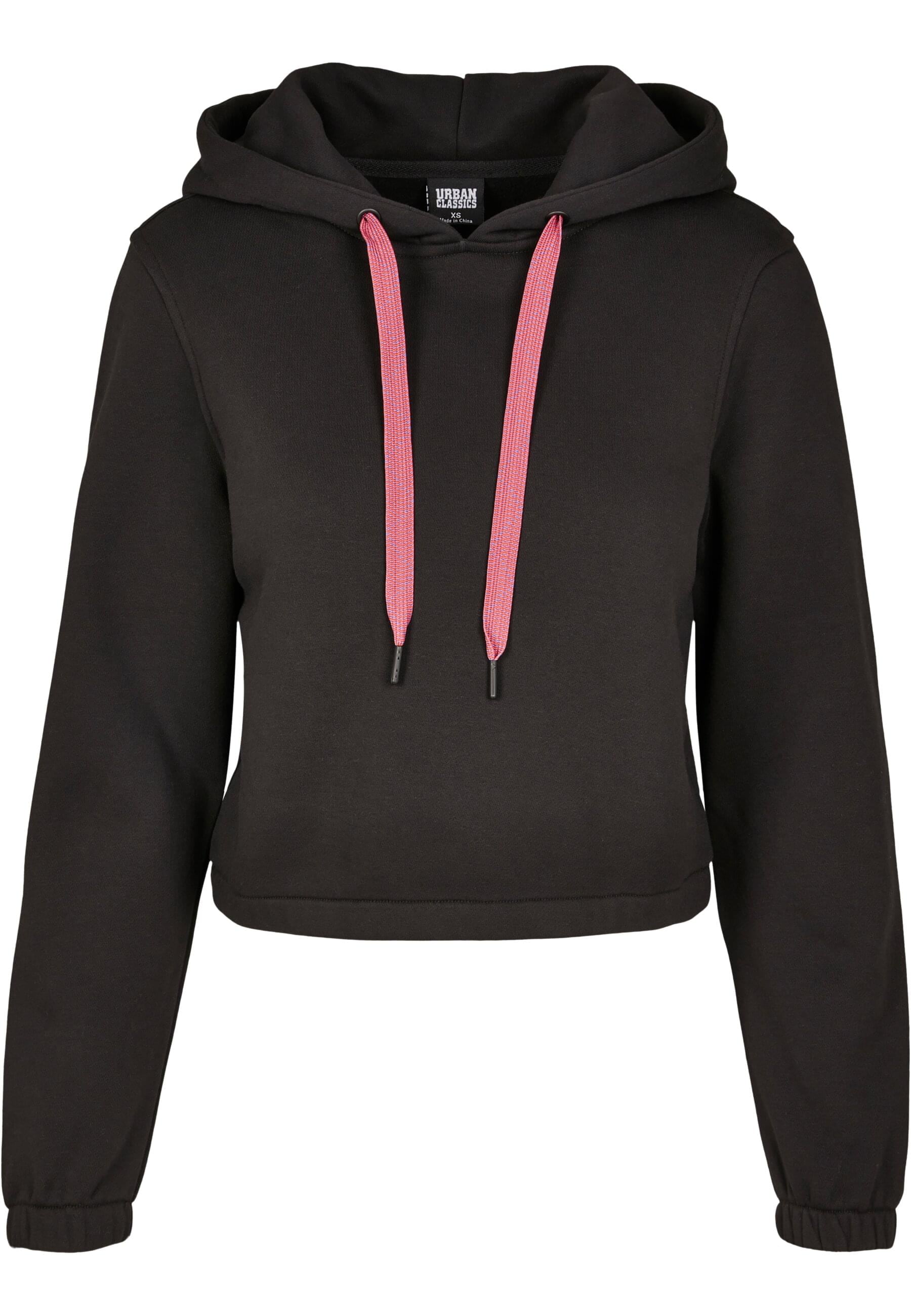 Rundhalspullover »Urban Classics Damen Ladies Contrast Drawstring Hoody«