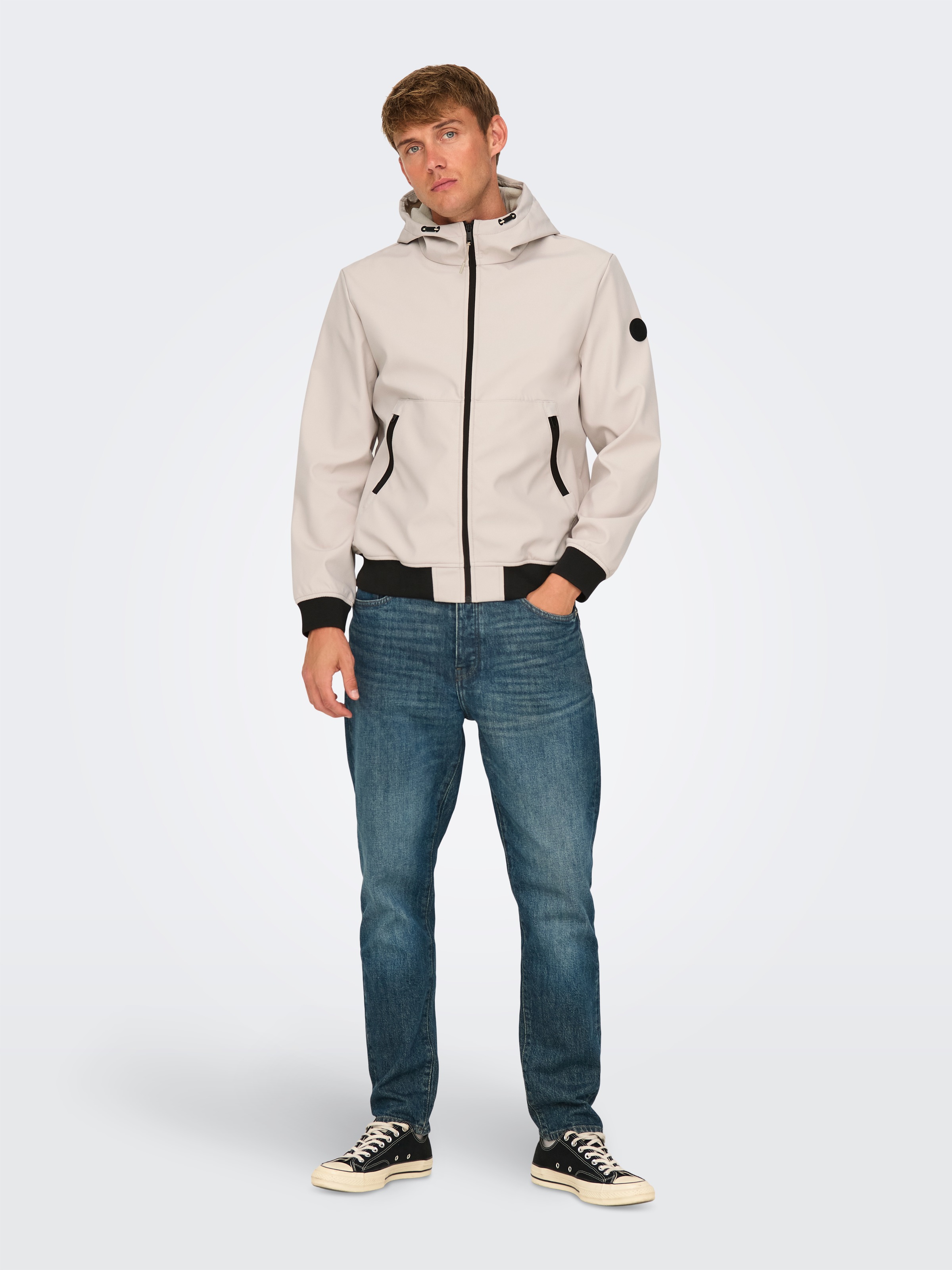 ONLY & SONS Softshelljacke »ONSBOWIE SOFTSHELL BOMBER NOOS« mit Kapuze