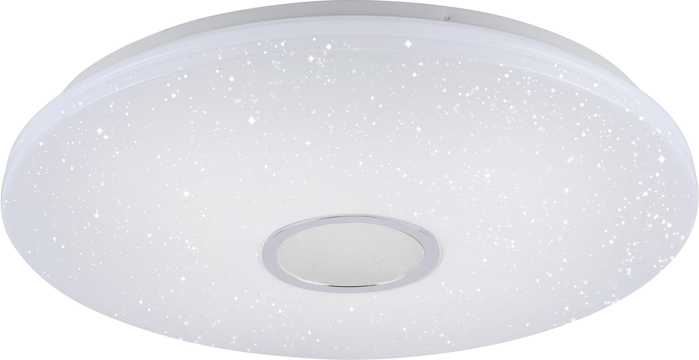 JUST LIGHT Deckenleuchte »JONAS«, 1 flammig, Leuchtmittel LED-Board | LED fest integriert, stufenloses Dimmen, Sternenhimmeloptik, Memoryfunktion, Ø 59 cm