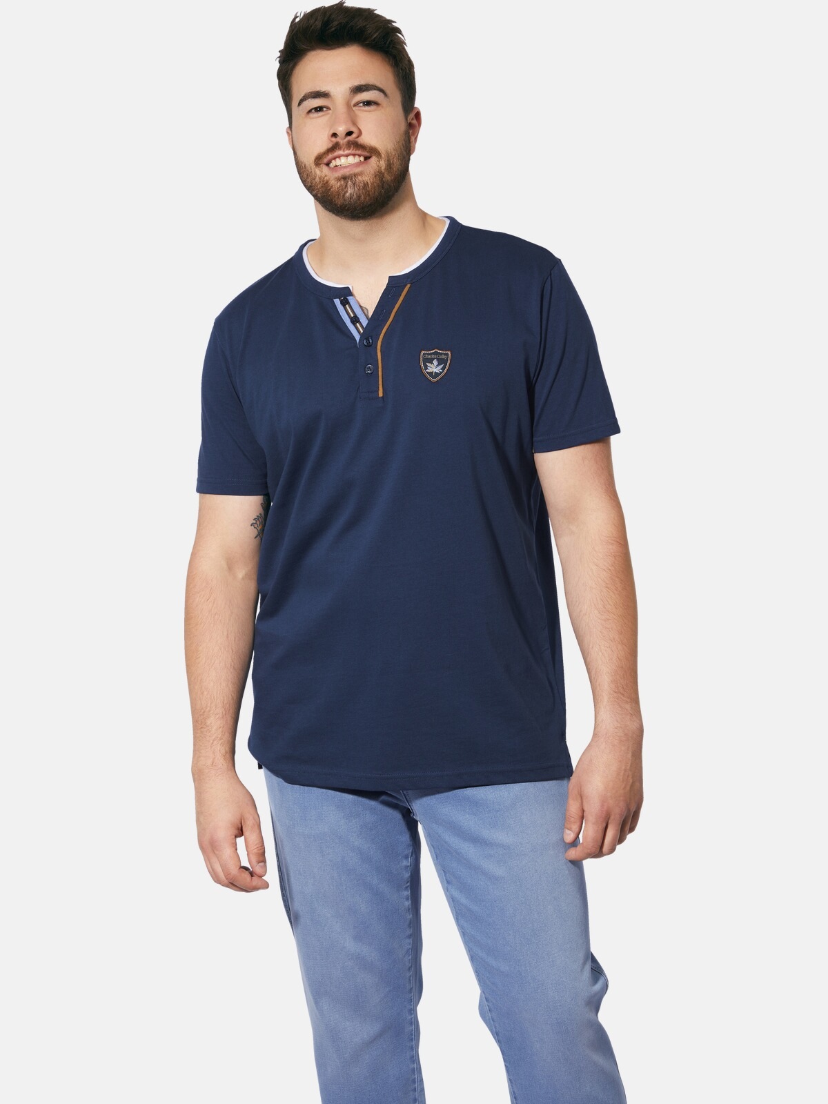 Charles Colby T-Shirt "T-Shirt EARL LUDUVON" 1 Stk. günstig online kaufen