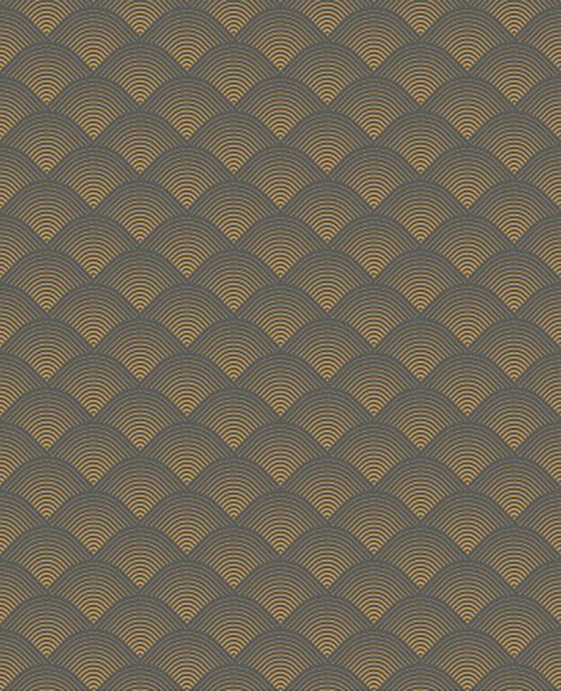 Superfresco Easy Vliestapete "Rodeo" geometrisch aufgeschäumt Antrazhit - 10mx52cm