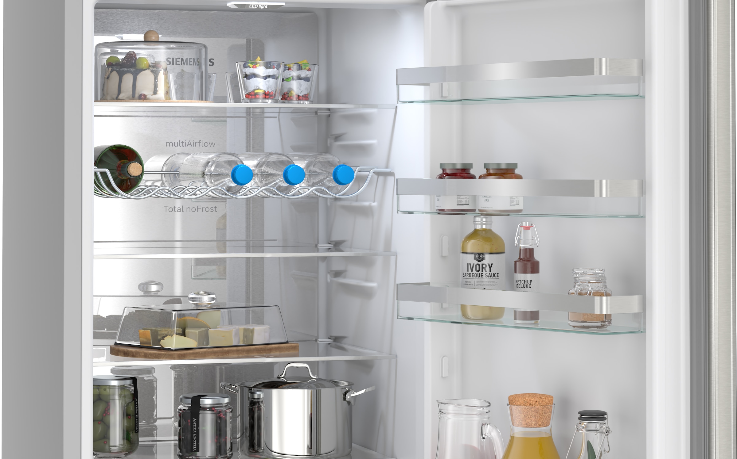 SIEMENS Kühl-/Gefrierkombination iQ300 »KG39NVIBG« 203 cm hoch 60 cm breit hyperFresh System für frisches Obst und Gemüse sowie Total noFrost