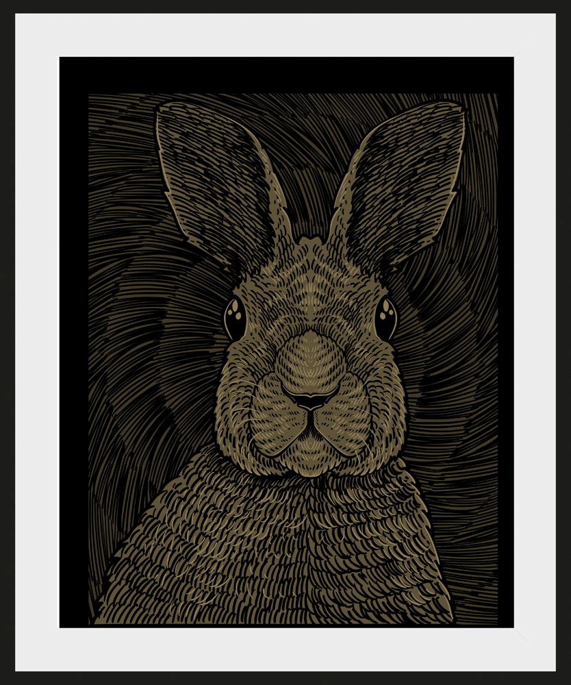 queence Bild "Aladin" Haustiere  Kunst  Schwarz-Weiß 1 Stk. tlg. HD Premium günstig online kaufen