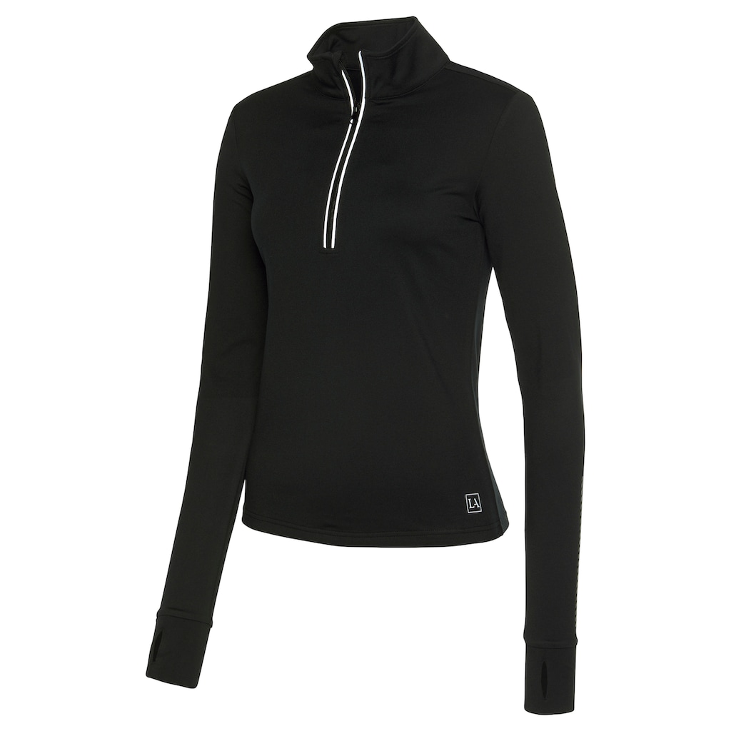 LASCANA ACTIVE Laufshirt, Thermo mit reflektierenden Details