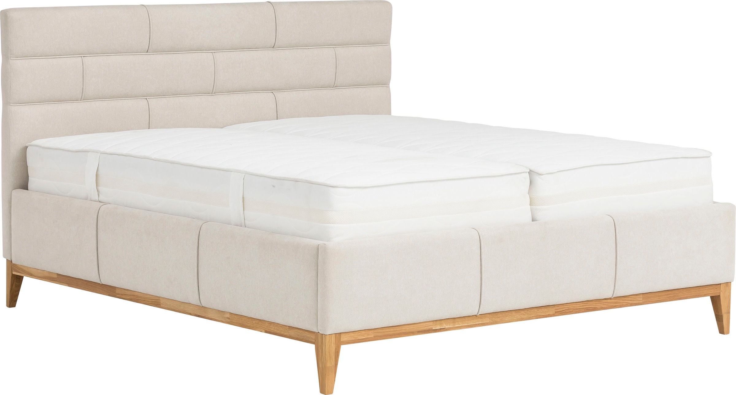 Leonique Polsterbett "Balaine" mit Lattenrost, Bettkasten, auch mit 7-Zonen günstig online kaufen