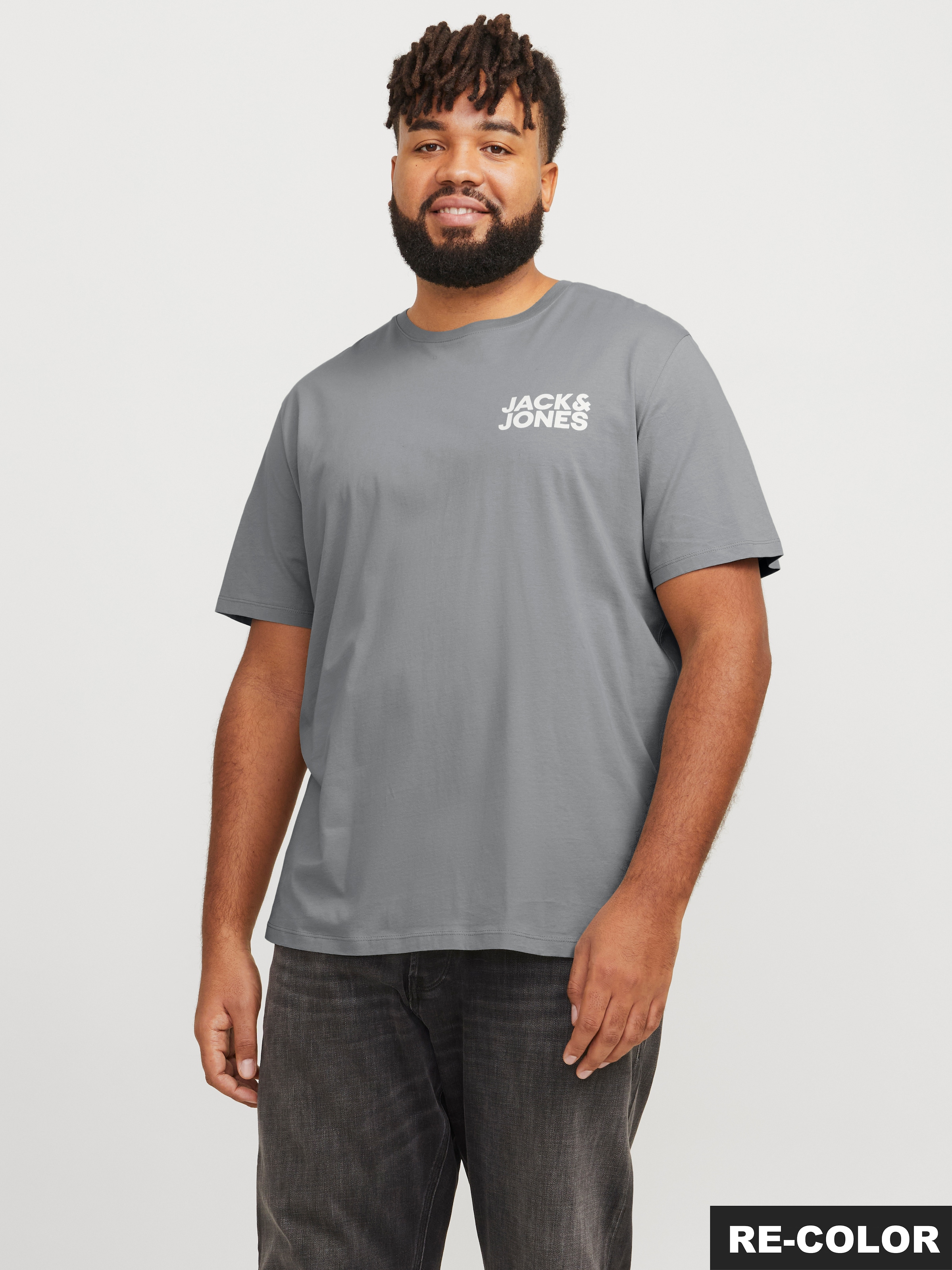 Jack & Jones PlusSize T-Shirt "JJECORP LOGO TEE SS O-NECK NOOS PLS" mit Log günstig online kaufen