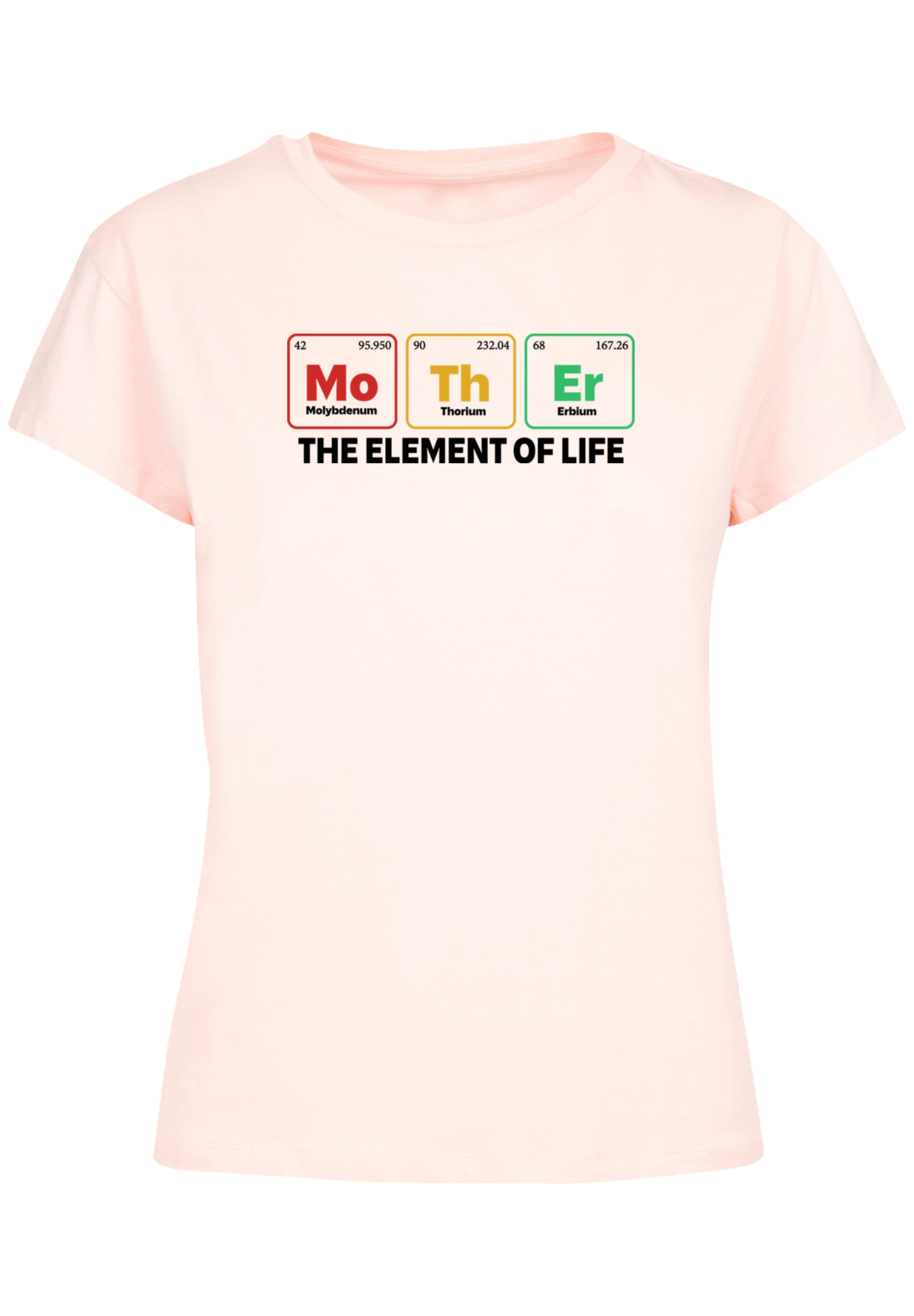 F4NT4STIC T-Shirt »Mothers Day Minimalist Periodic Elements Geeky Mom Gift«, Premium Qualität