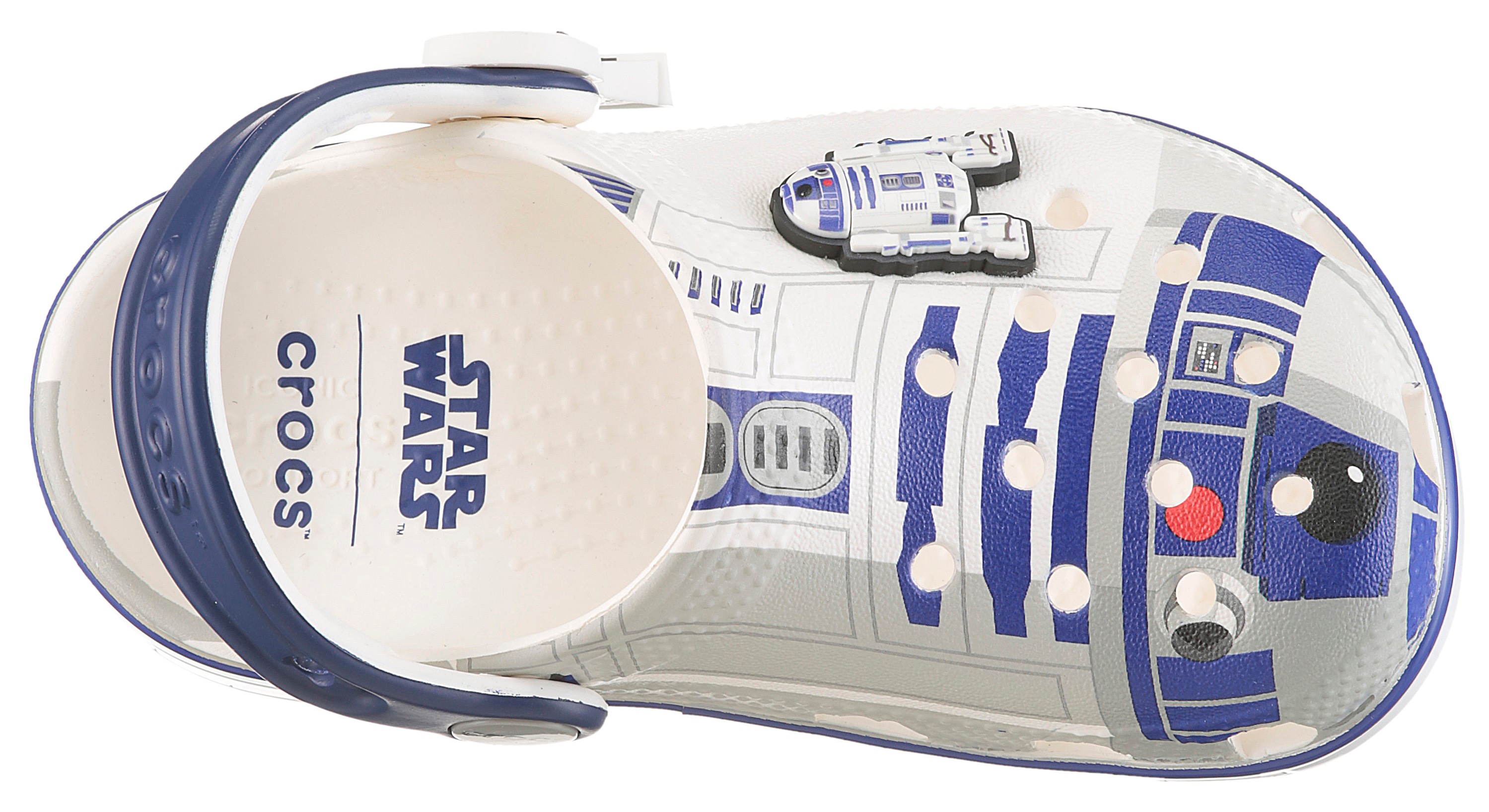 Thumbnail - Crocs Clog "STAR WARS™ R2-D2 Toddler Classic Clog" Fan Geschenk, Hausschuh mit coolem Motiv