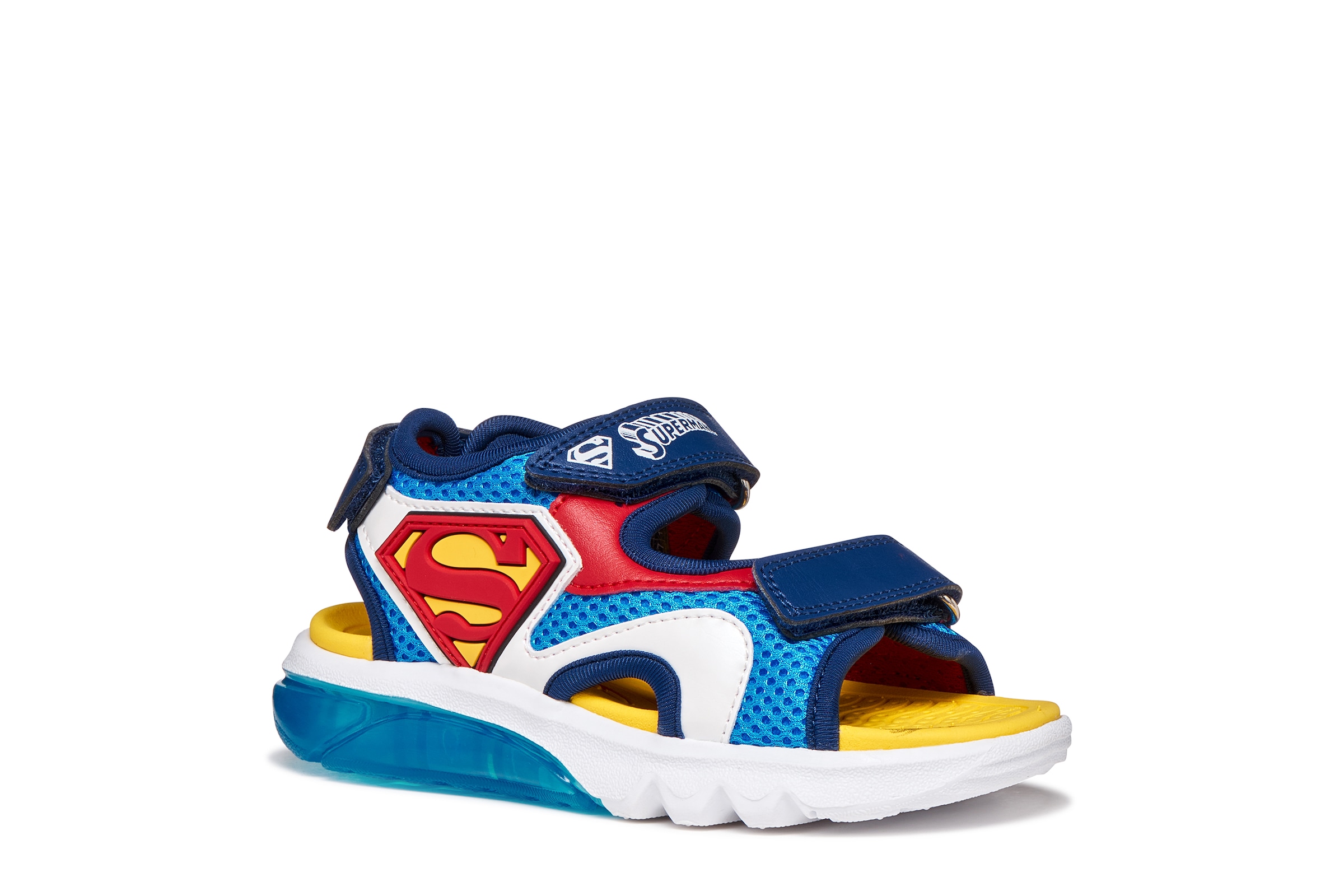 Geox Sandale "J SANDAL CIBERDRON B" Klettschuh mit Blinkfunktion, Größenschablone zum Download