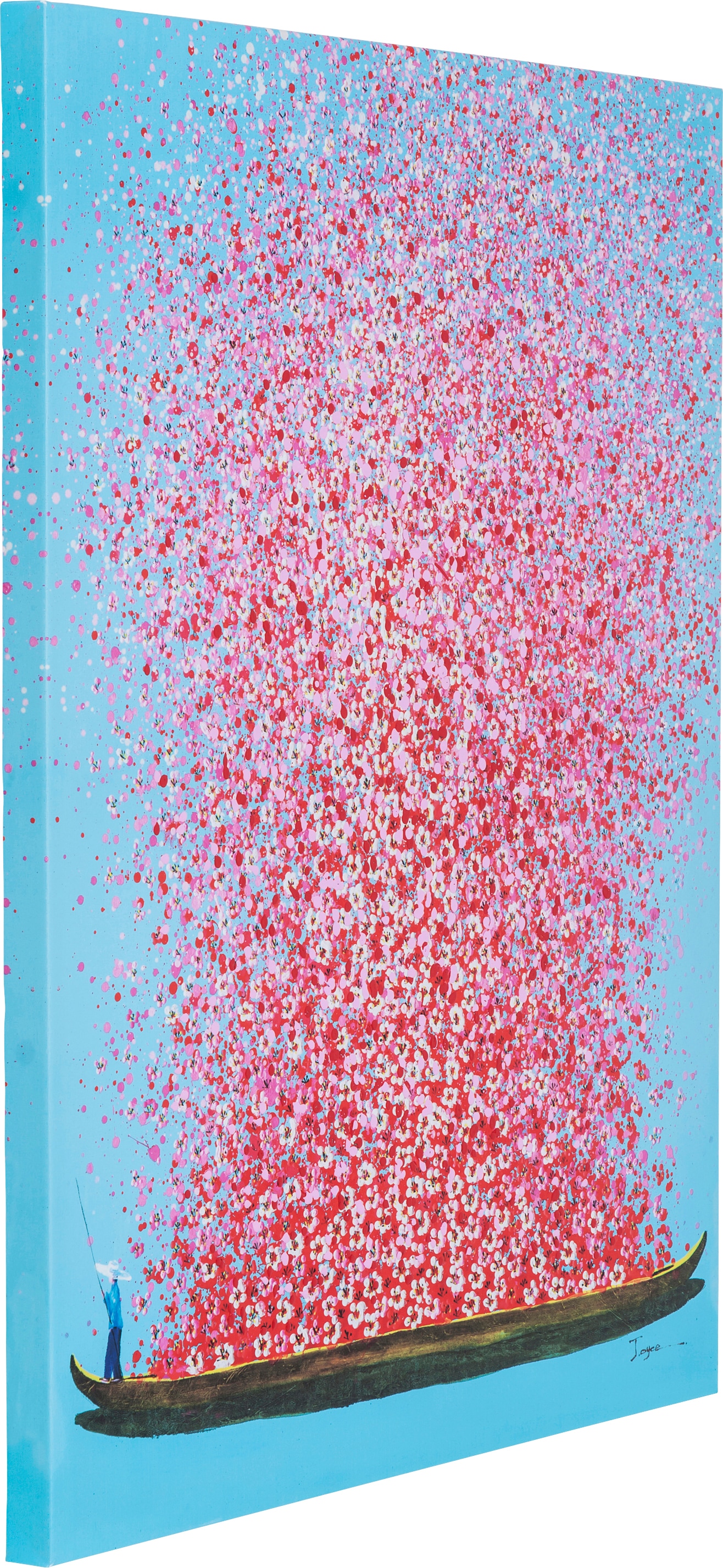 Kare Design Leinwandbild "Flower Boat" 1, verschiedene Farben und Größen