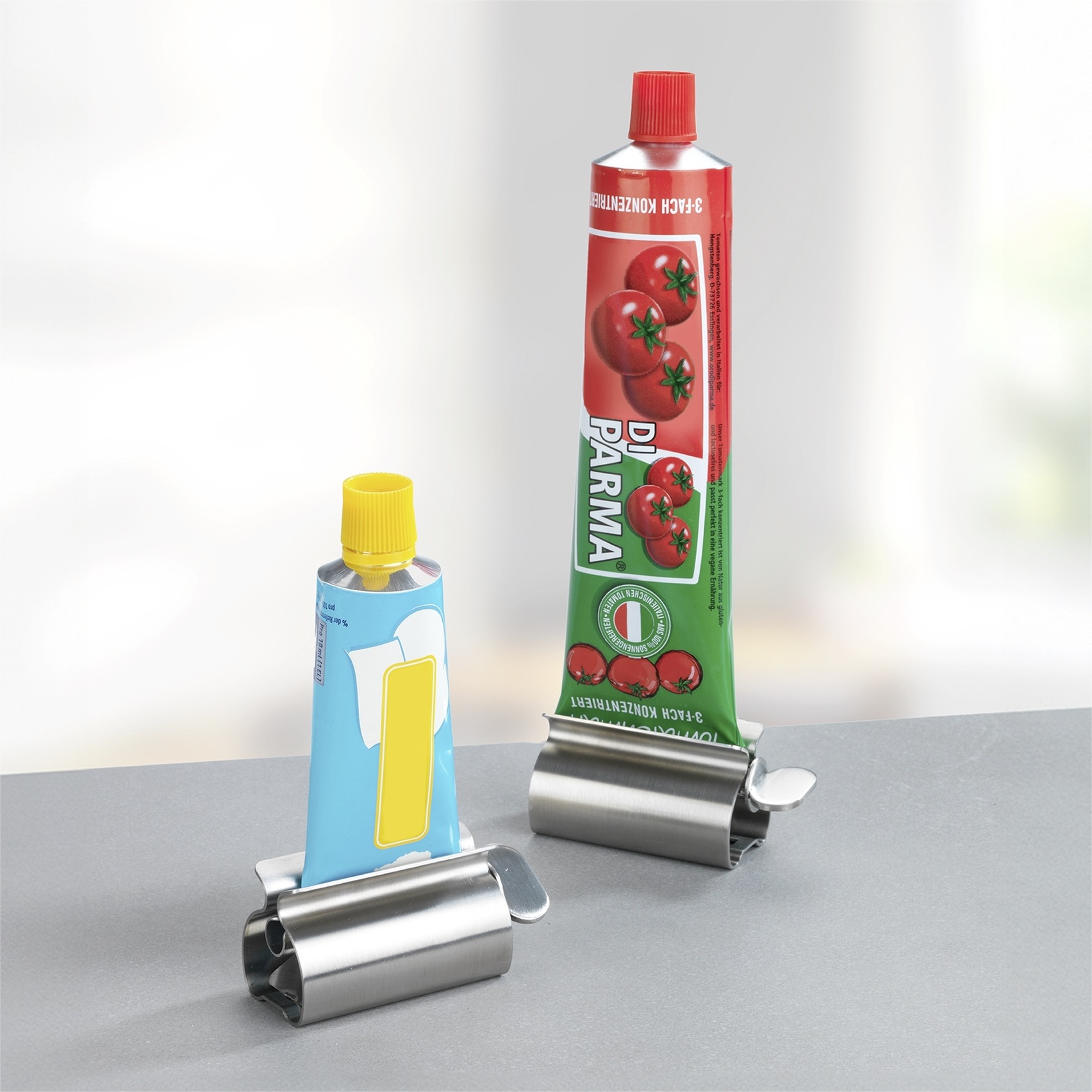 Maximex Tubenquetscher "Tubenpresse EDELSTAHL" mit Stehfunktion, für Zahnpa günstig online kaufen