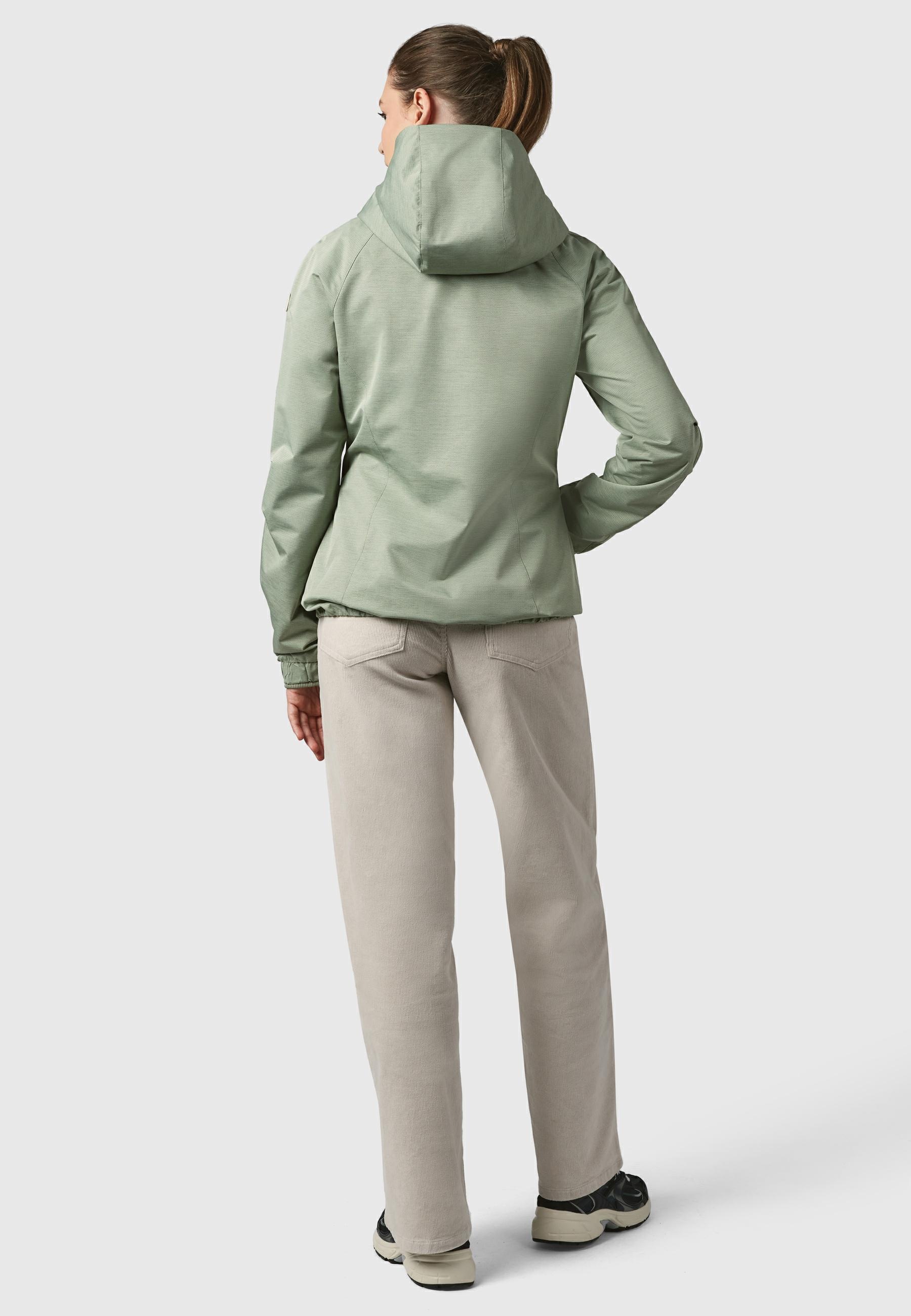 Ragwear Outdoorjacke »Dizzie Tech«, mit Kapuze, Wasserdichte Damen Übergangsjacke mit großer Kapuze