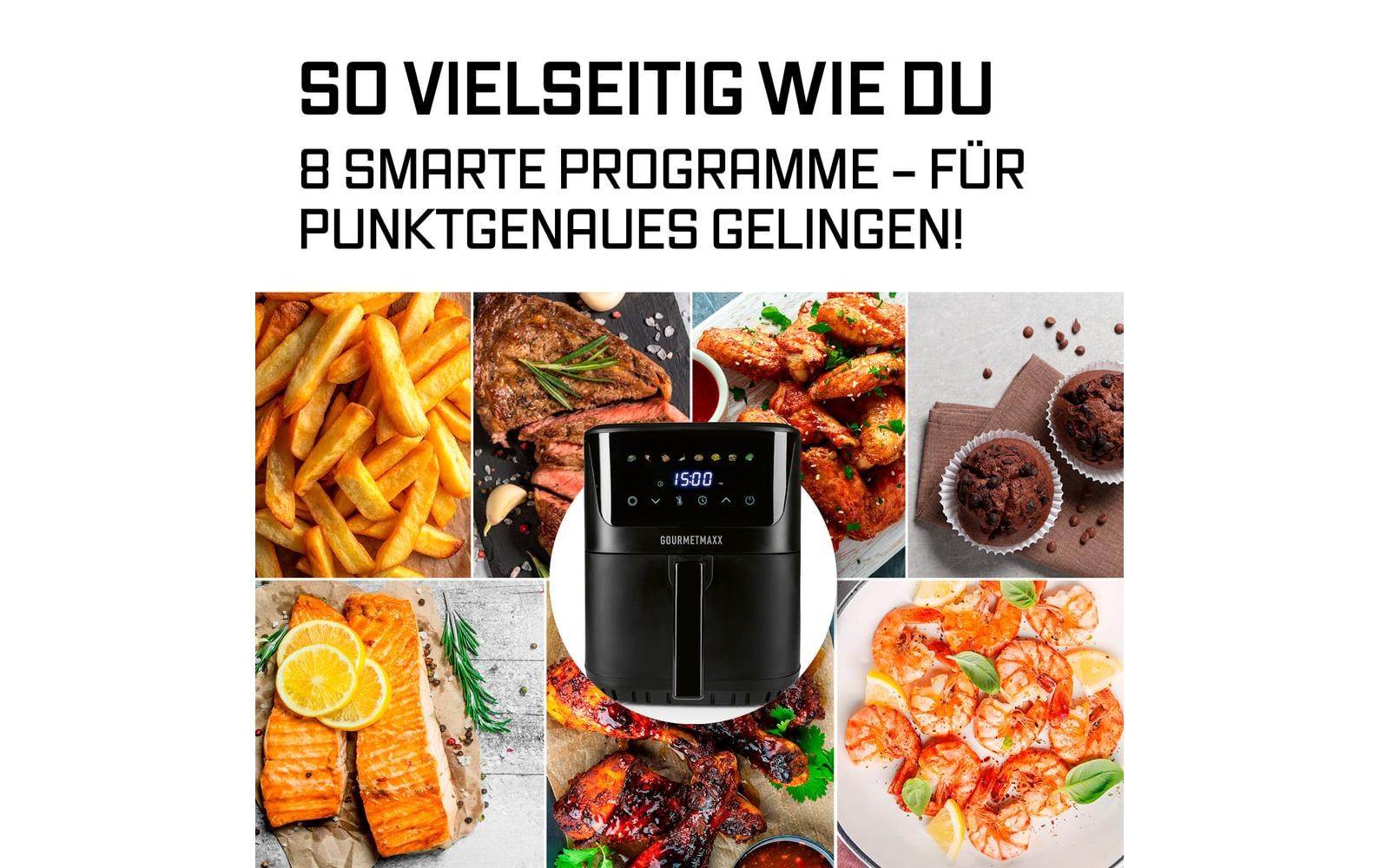 GOURMETmaxx Heißluftfritteuse »6,5 l« 1600 W