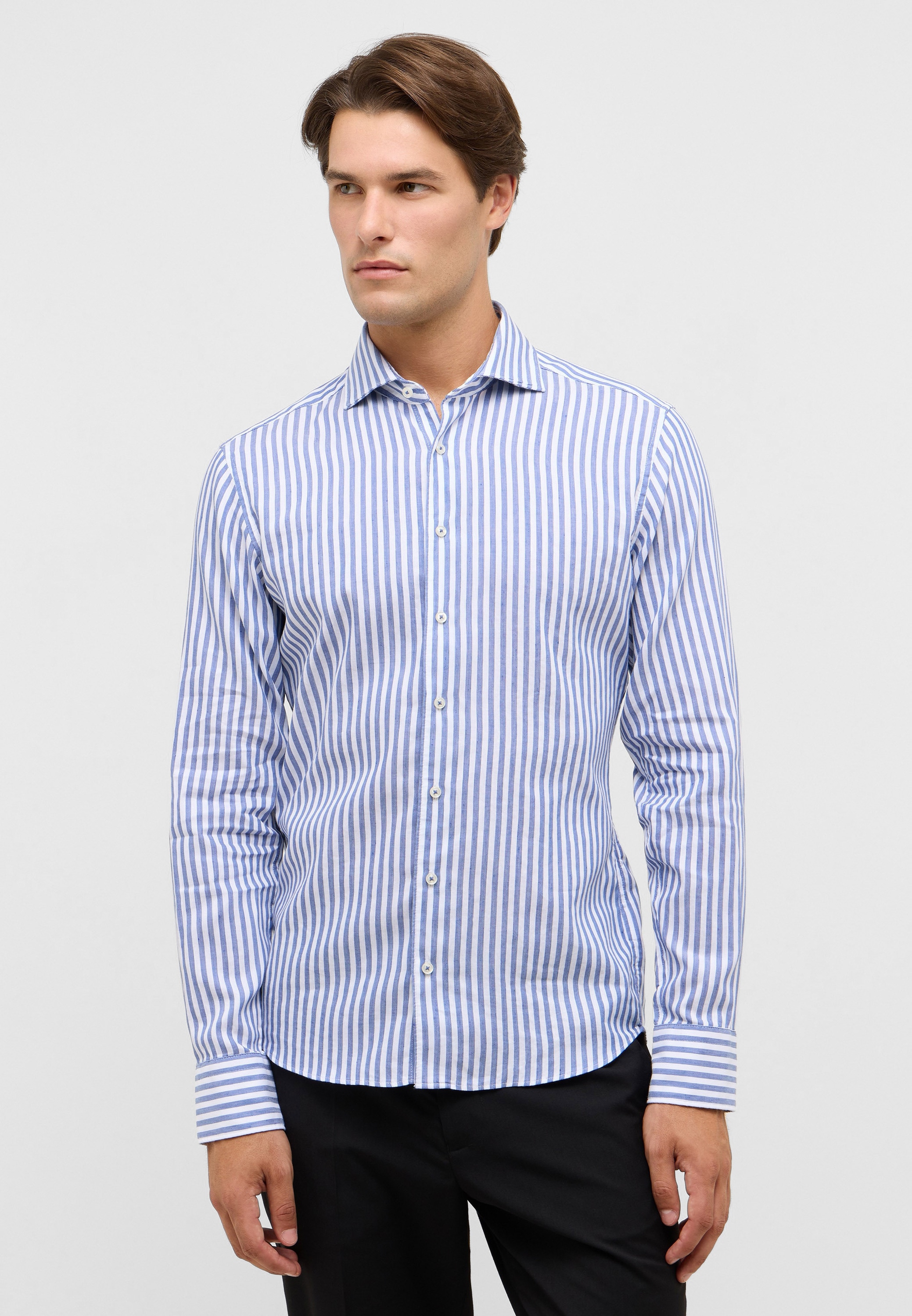 Eterna Langarmhemd "SLIM FIT", EASY IRON (bügelleicht) günstig online kaufen