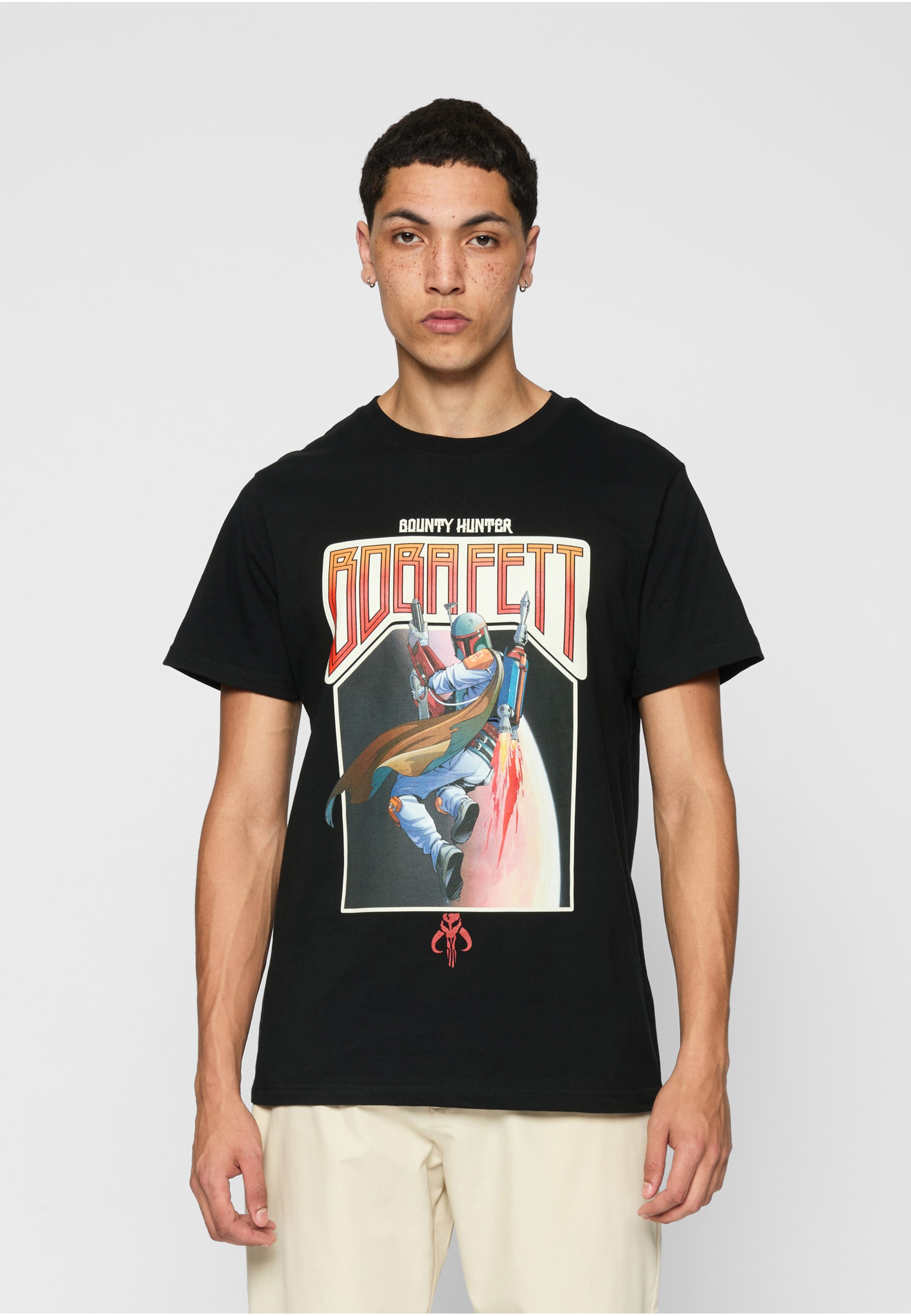 Thumbnail - Merchcode T-Shirt "Merchcode Herren Boba Fett Retro Tee" 1 Stk.