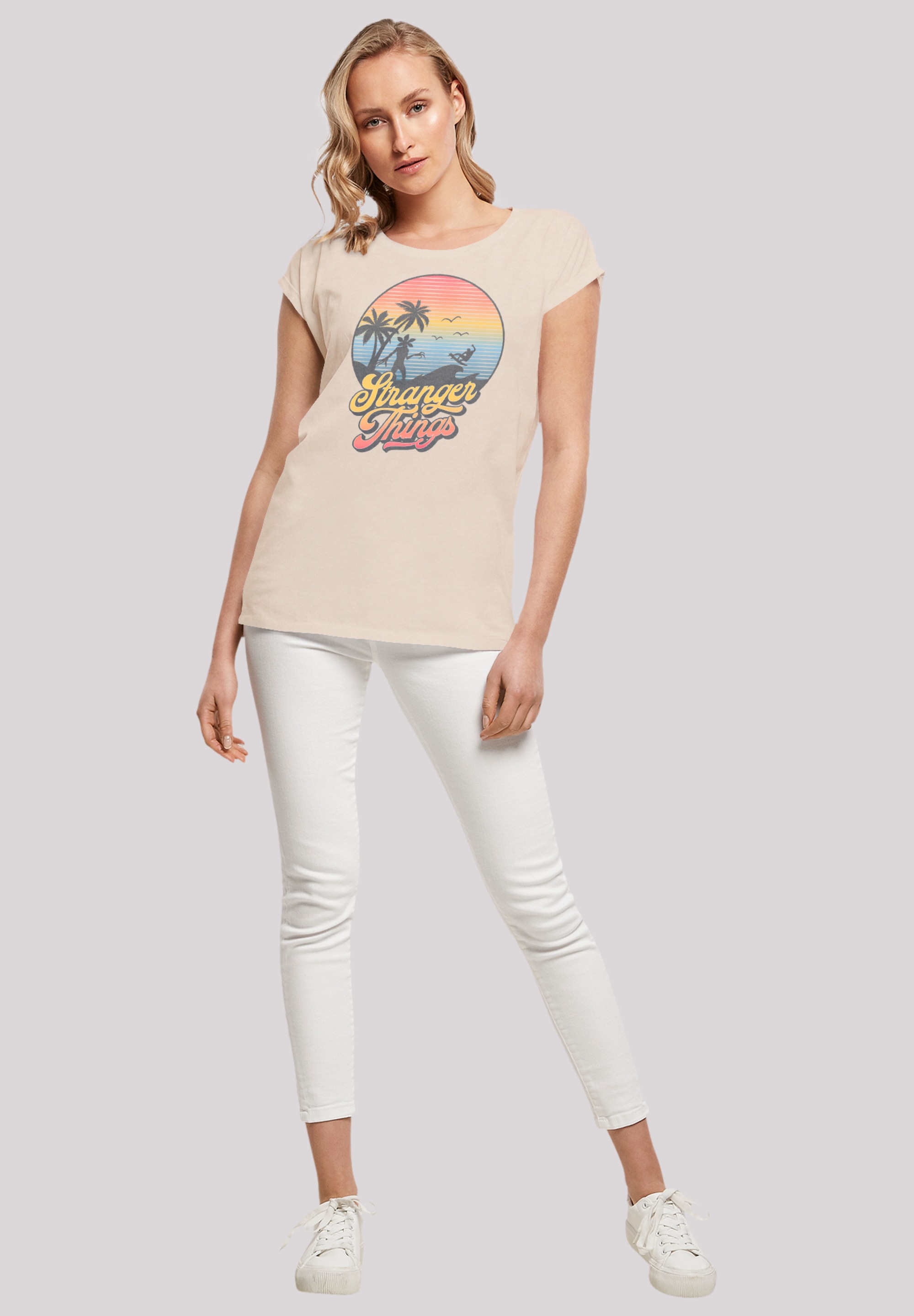 F4NT4STIC T-Shirt »Stranger Things LA Gradient«, Premium Qualität