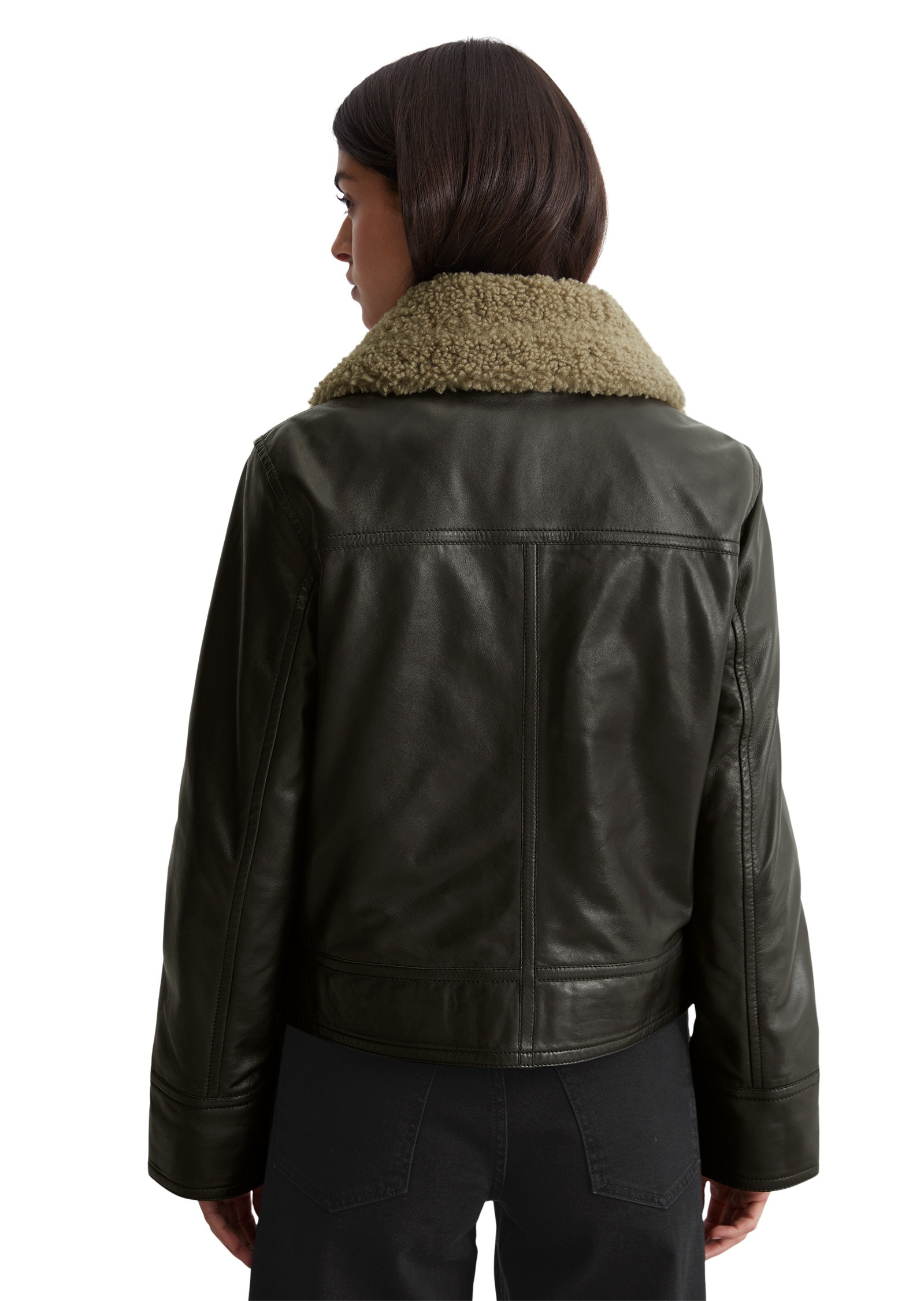 Marc O'Polo DENIM Lederjacke »aus softem Lammleder«