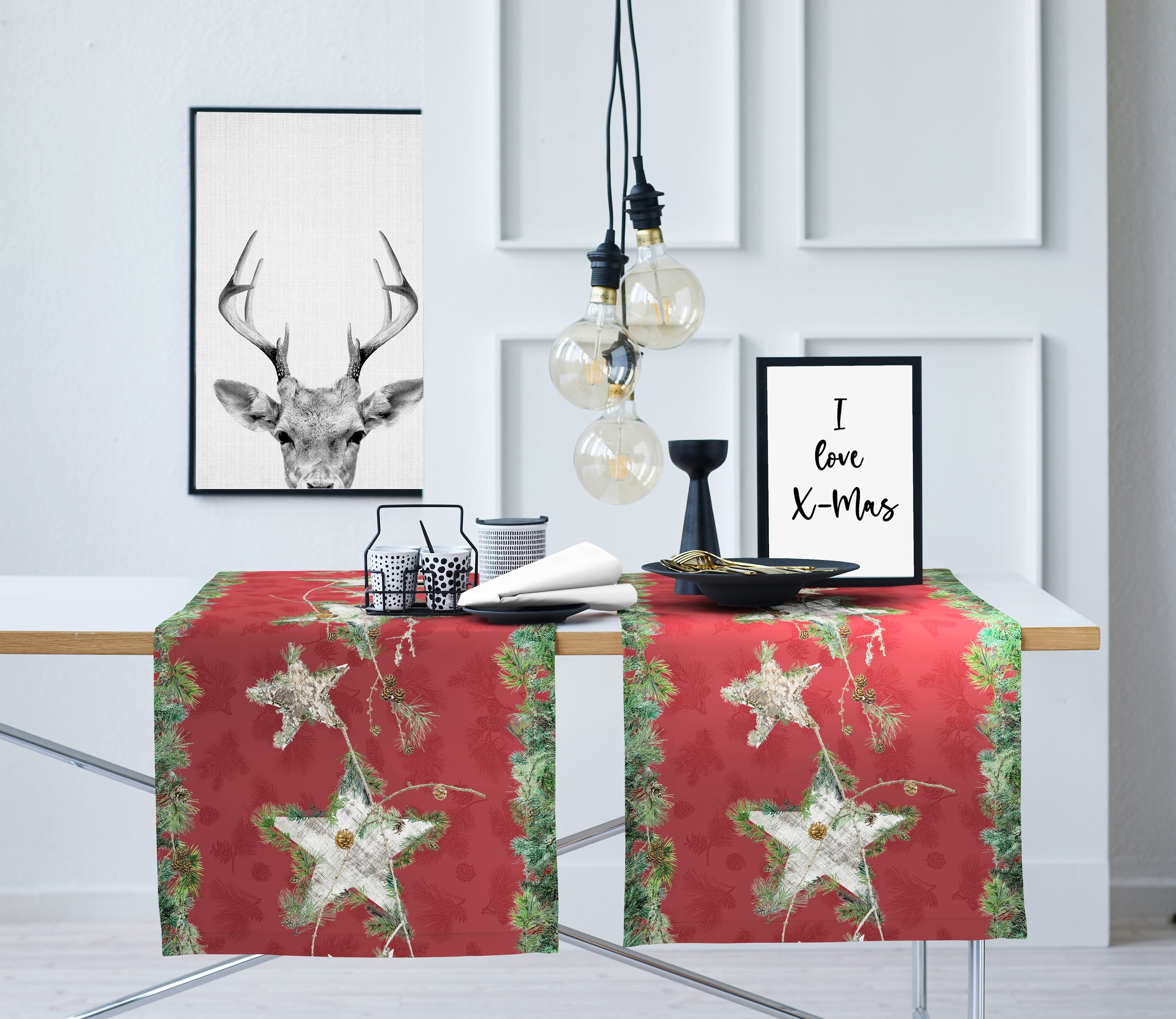 APELT Tischläufer "9531 WINTERWELT, Weihnachtsdeko, Weihnachten" Digitaldru günstig online kaufen