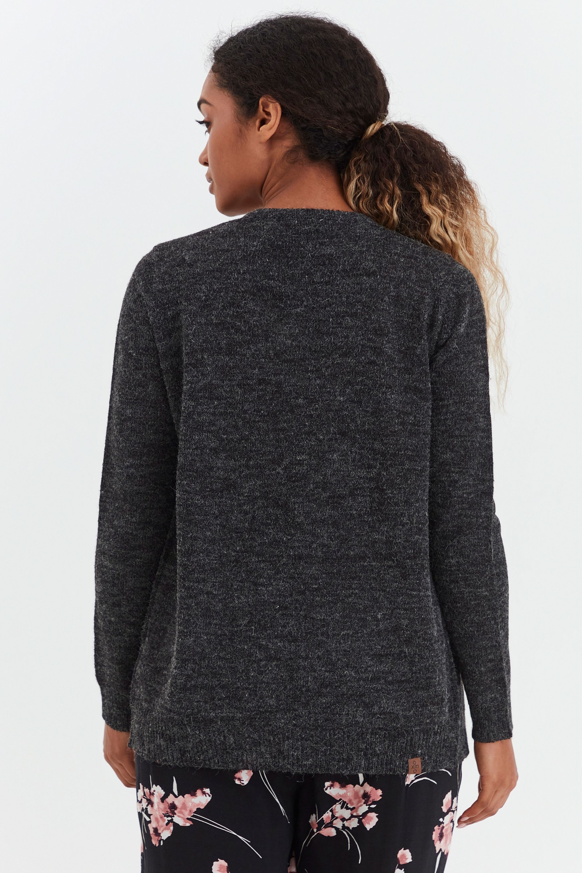 OXMO OXNena Cardigan Charcoal XXL 3