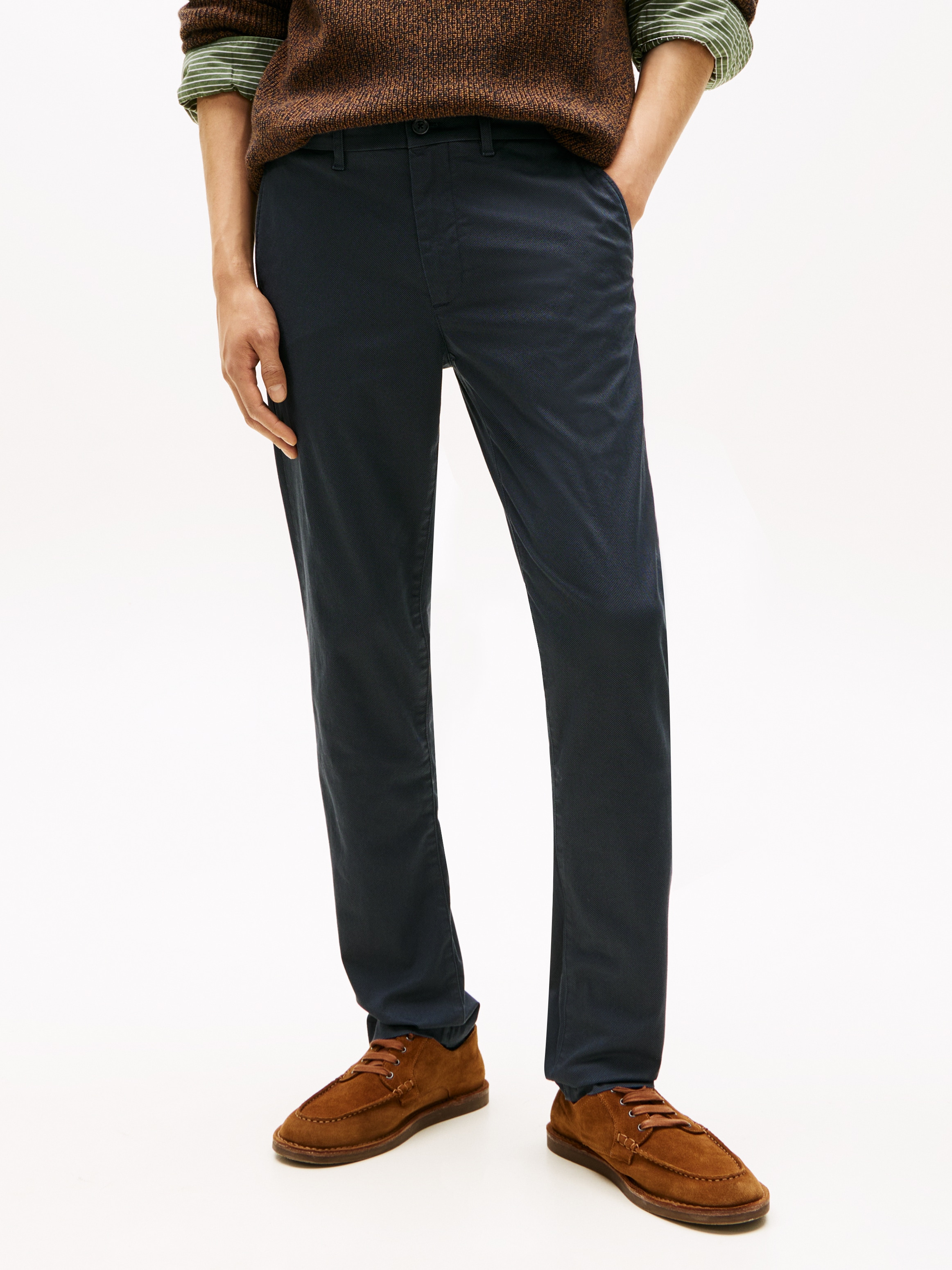 Tommy Hilfiger 5-Pocket-Hose "BLEECKER PRINTED STRUCTURE" slim fit, modisch günstig online kaufen