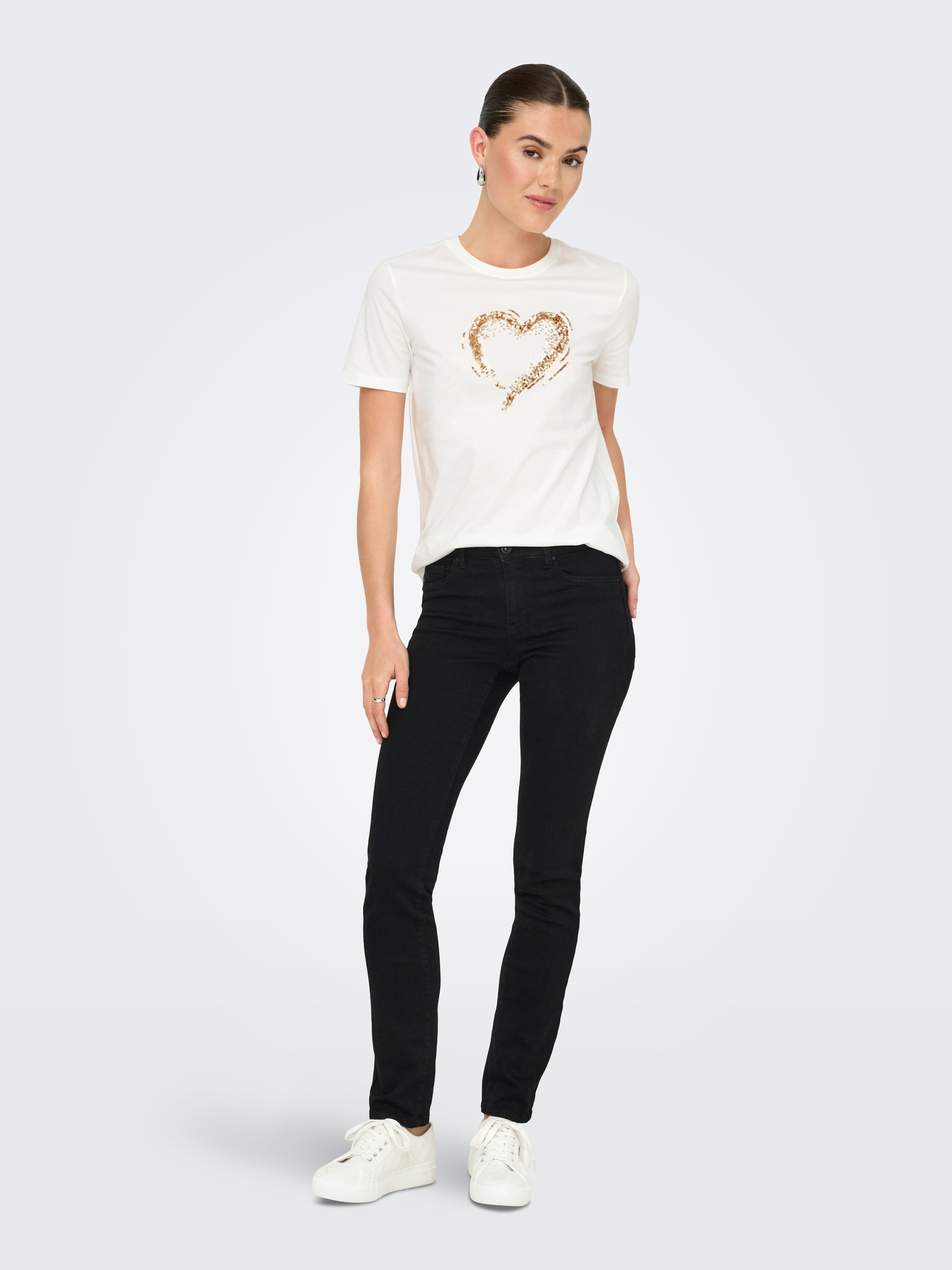 ONLY T-Shirt »ONLMARCY S/S BOX TOP CC JRS«