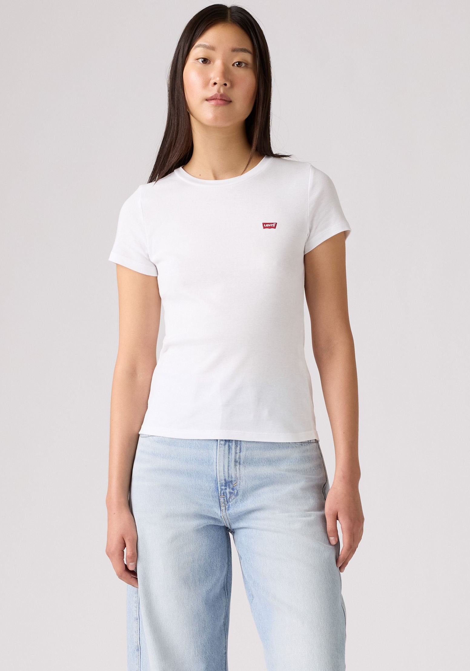 Levis T-Shirt "Mini-Logo" Packung, 2 Stk. mit kleiner Markenlogo-Stickerei günstig online kaufen
