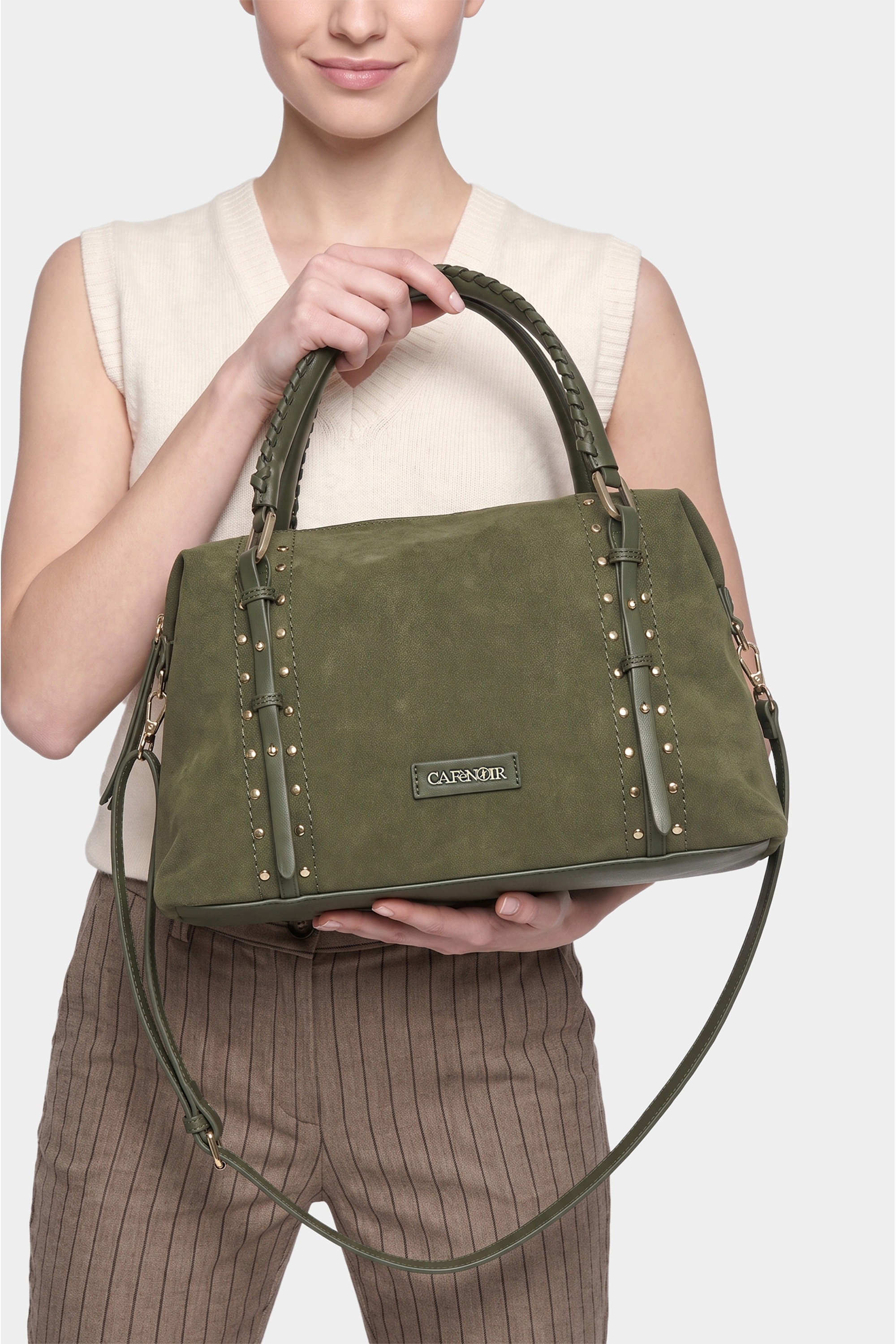 CAFèNoir Tragetasche »SHOPPER C3NO1141 Damen« Tragetasche Damen, Shopper, Einkaufstasche, Fashion, Lifestyle, Sale
