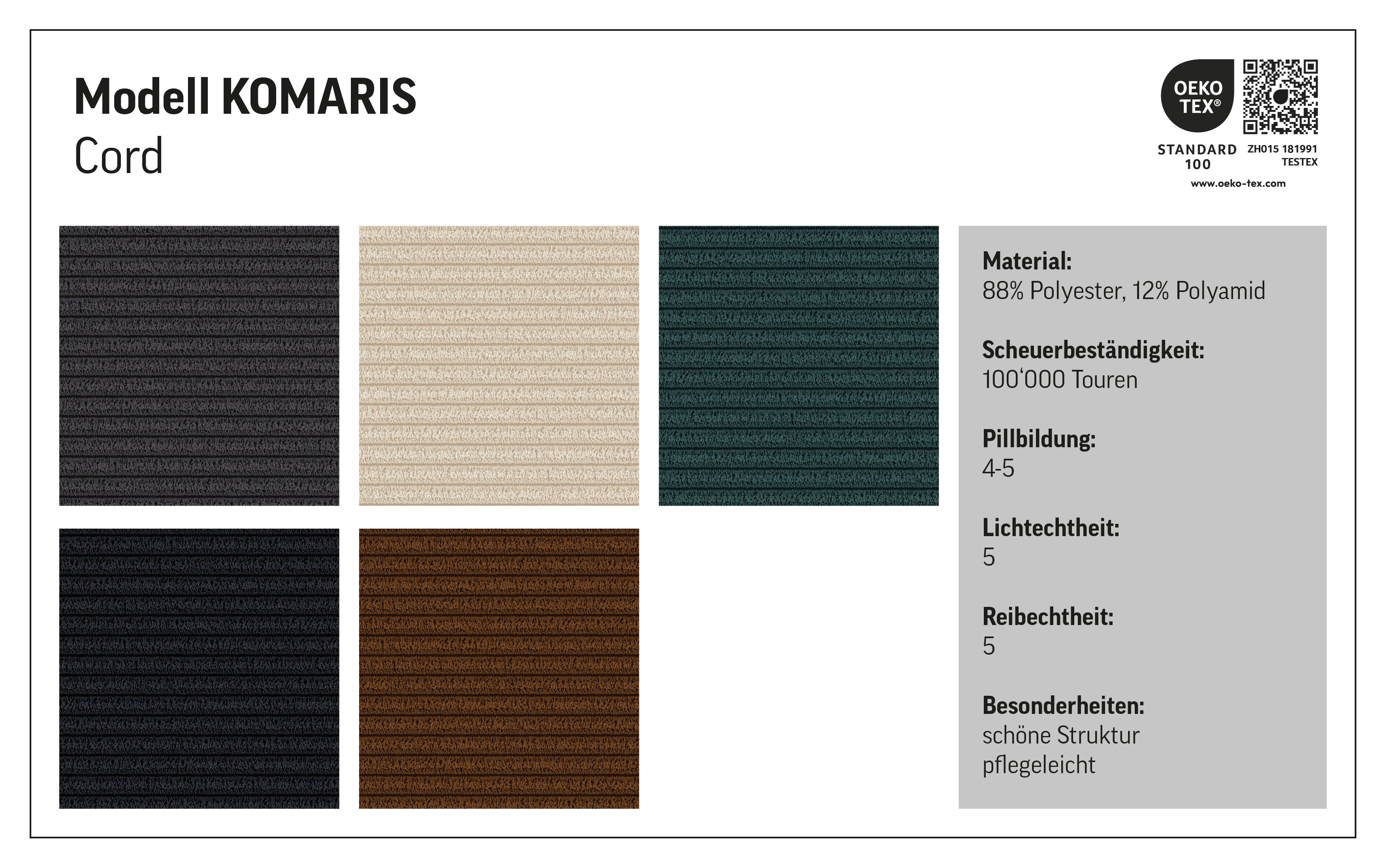 Thumbnail - COTTA Hocker "Komaris, B: 100 cm" individuell zu kombinieren