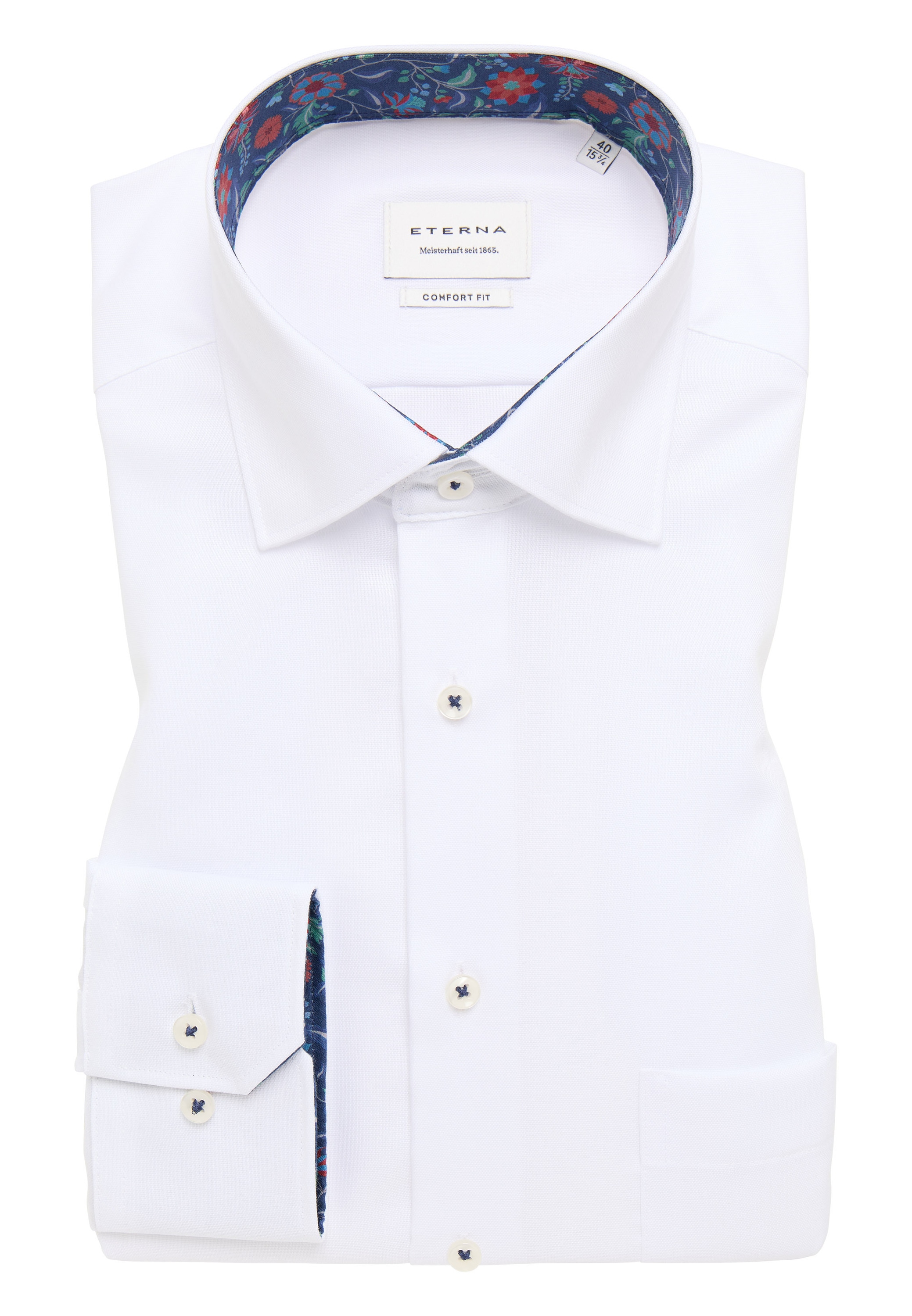 Eterna Langarmhemd »COMFORT FIT«, NON IRON (bügelfrei)