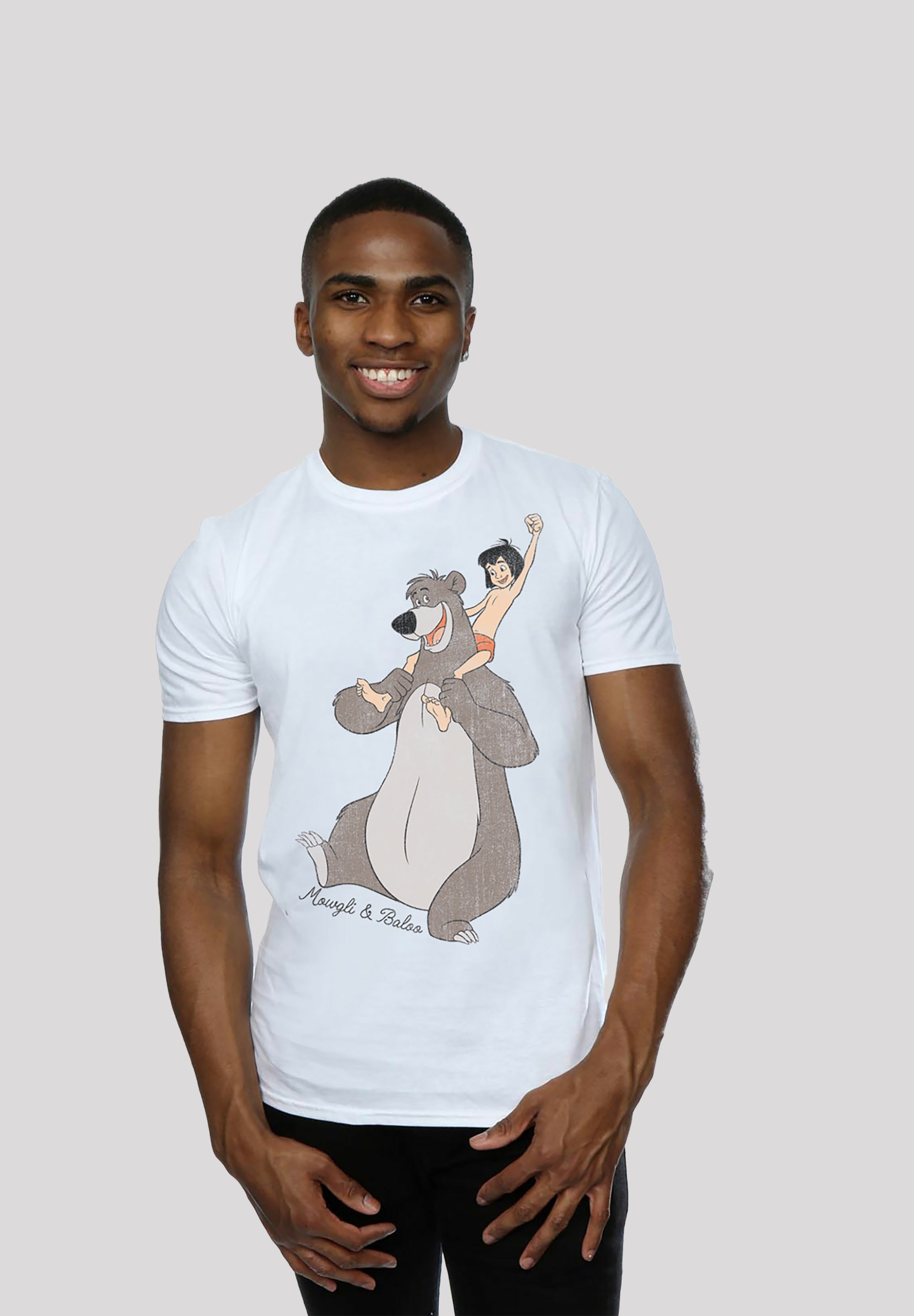 T-Shirt »Disney Dschungelbuch Mogli und Balu«, Herren,Premium...