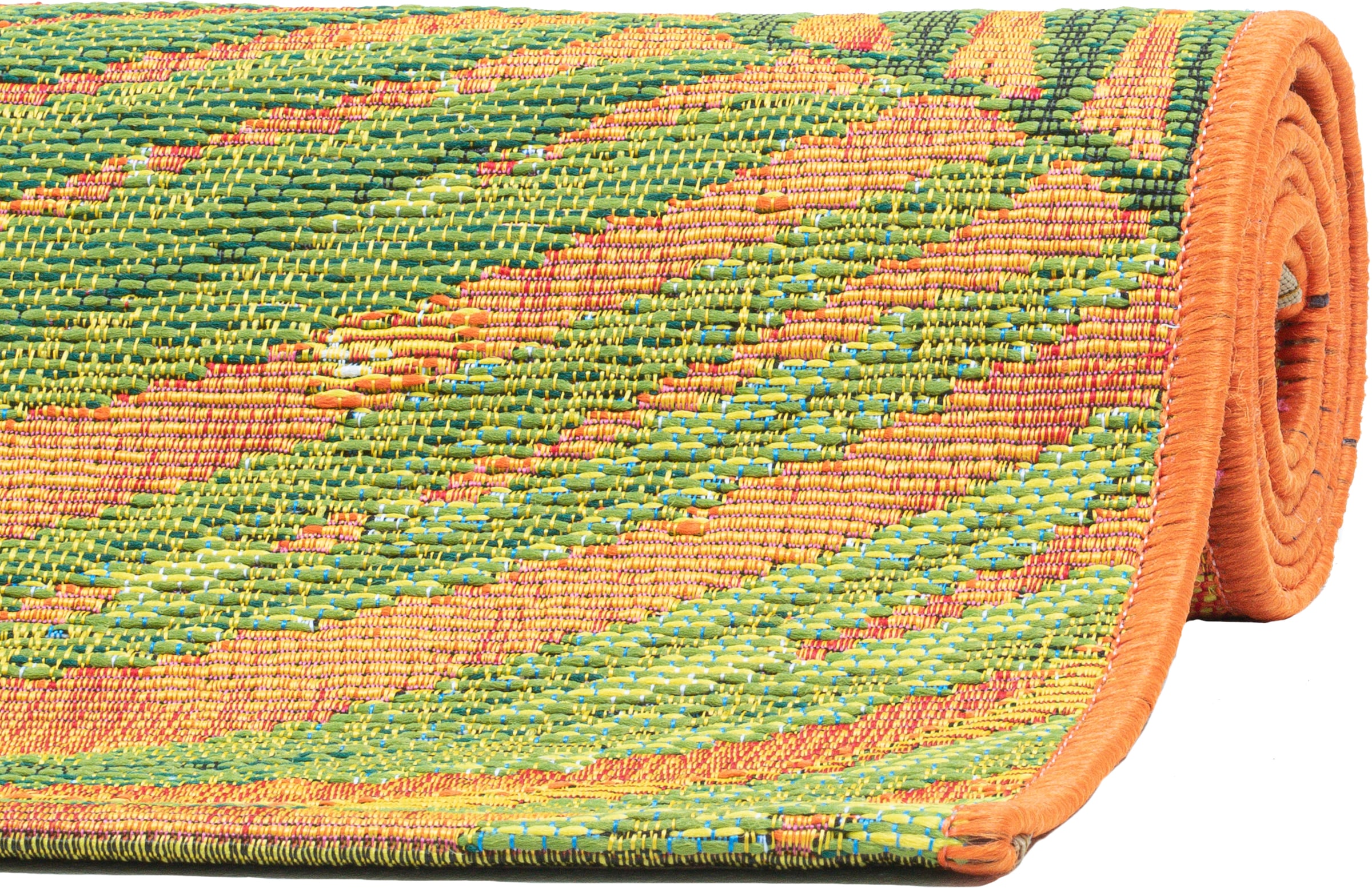 Sansibar Teppich »Rantum Beach 001«, rechteckig, 5 mm Höhe, Flachgewebe, modernes Sommer Design, In- und Outdoor geeignet
