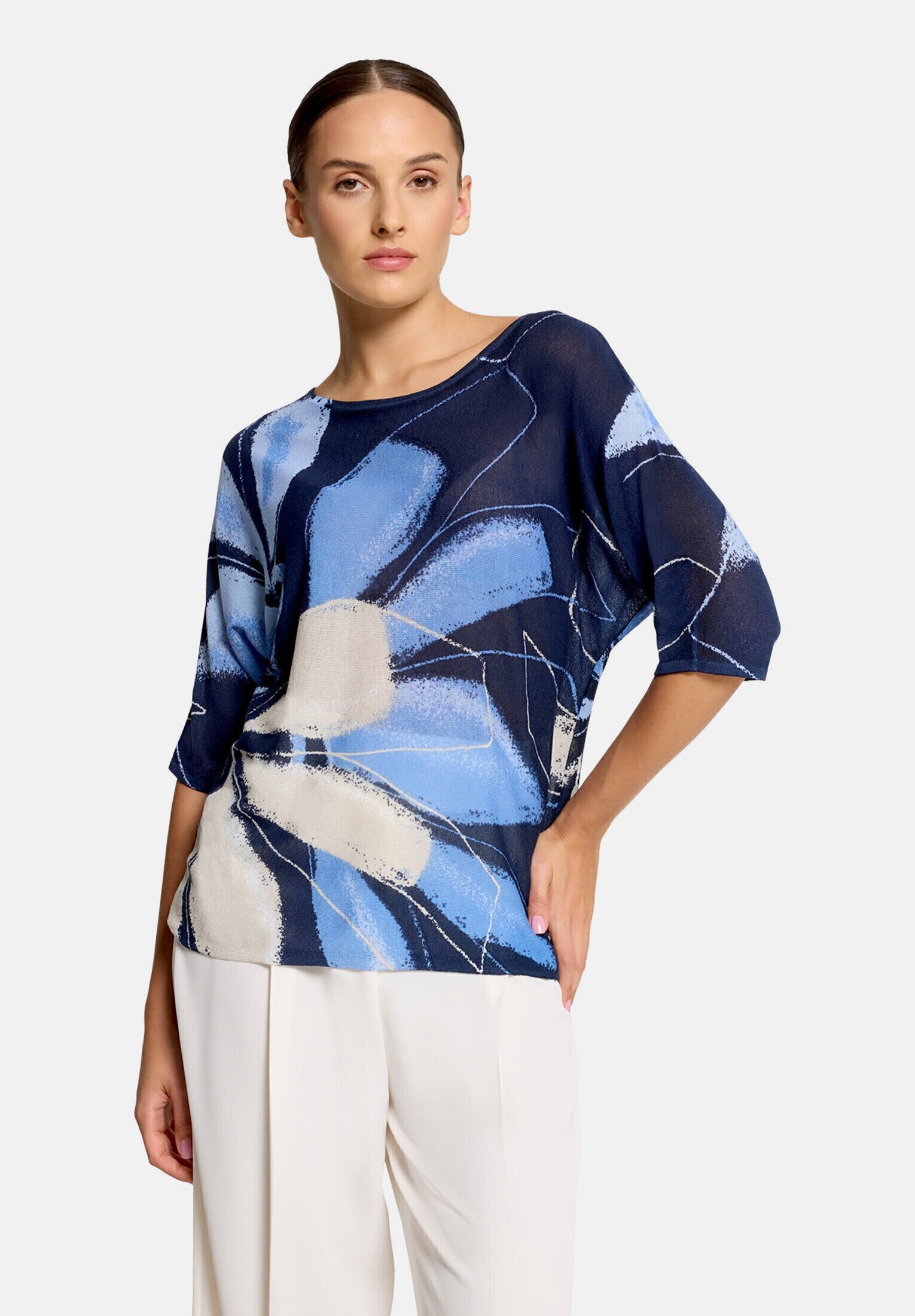 Betty&Co Strickpullover »Damen mit Print« 1 Stk. Druck