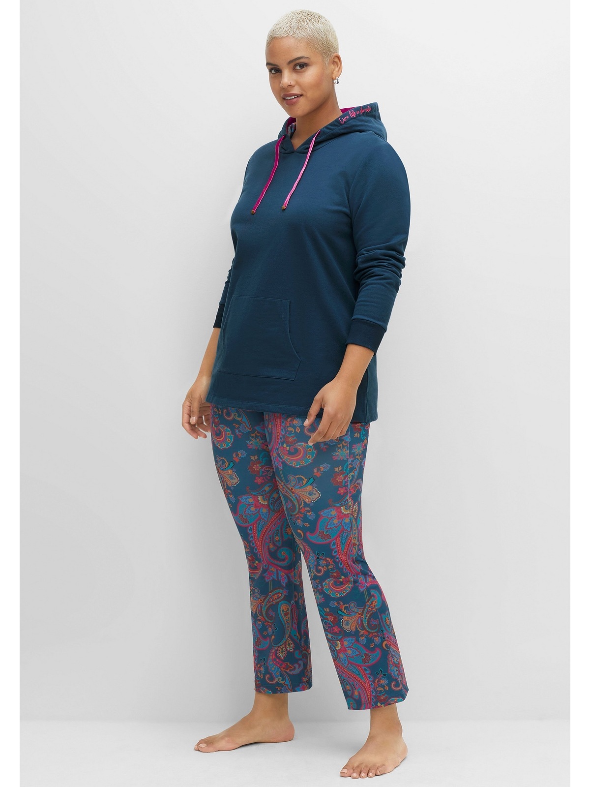 sheego by Joe Browns Kapuzensweatshirt »Große Größen« mit Kontrastdetails IN9503