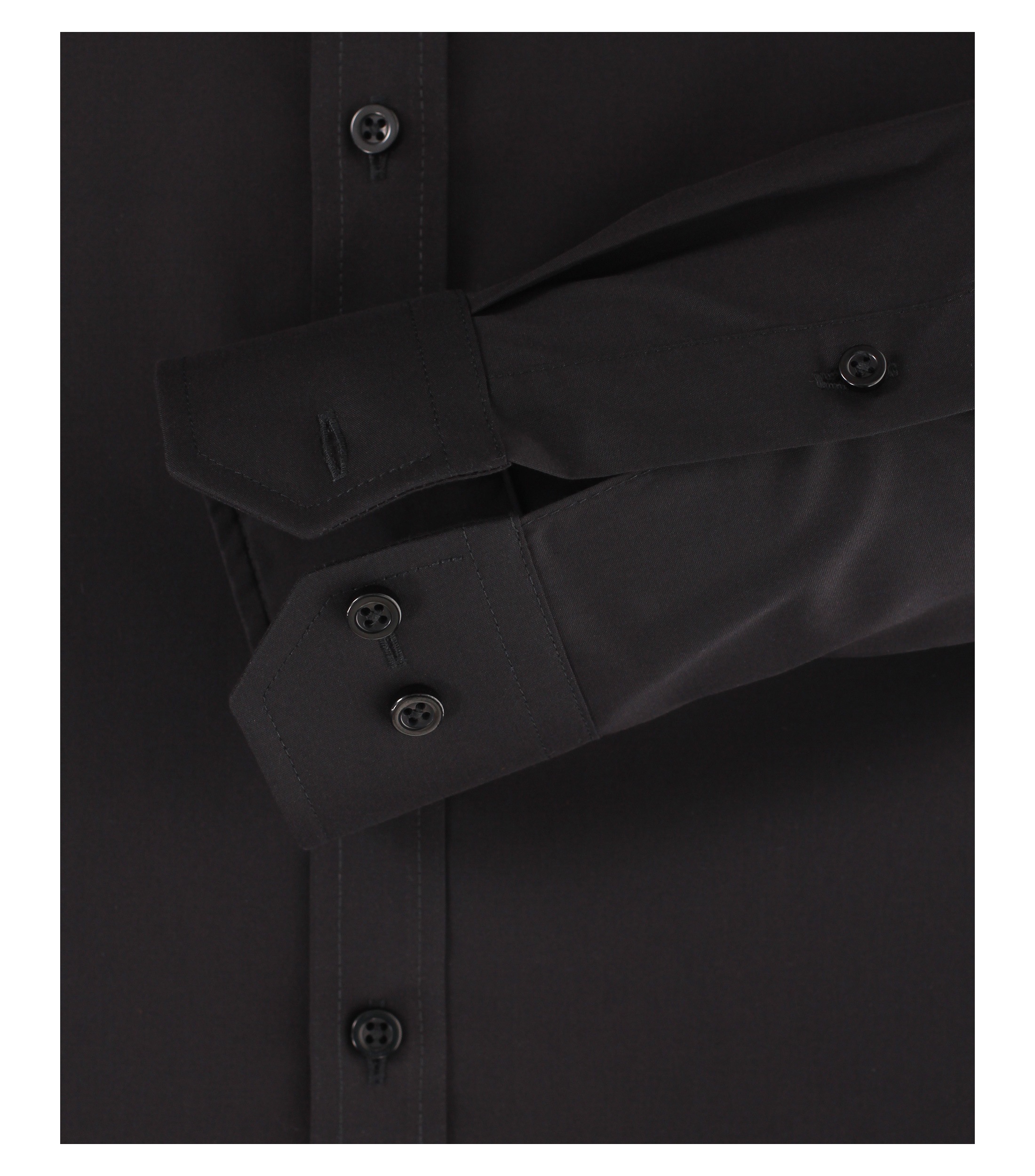 VENTI Businesshemd uni Men's Dress Shirt Black 41 5