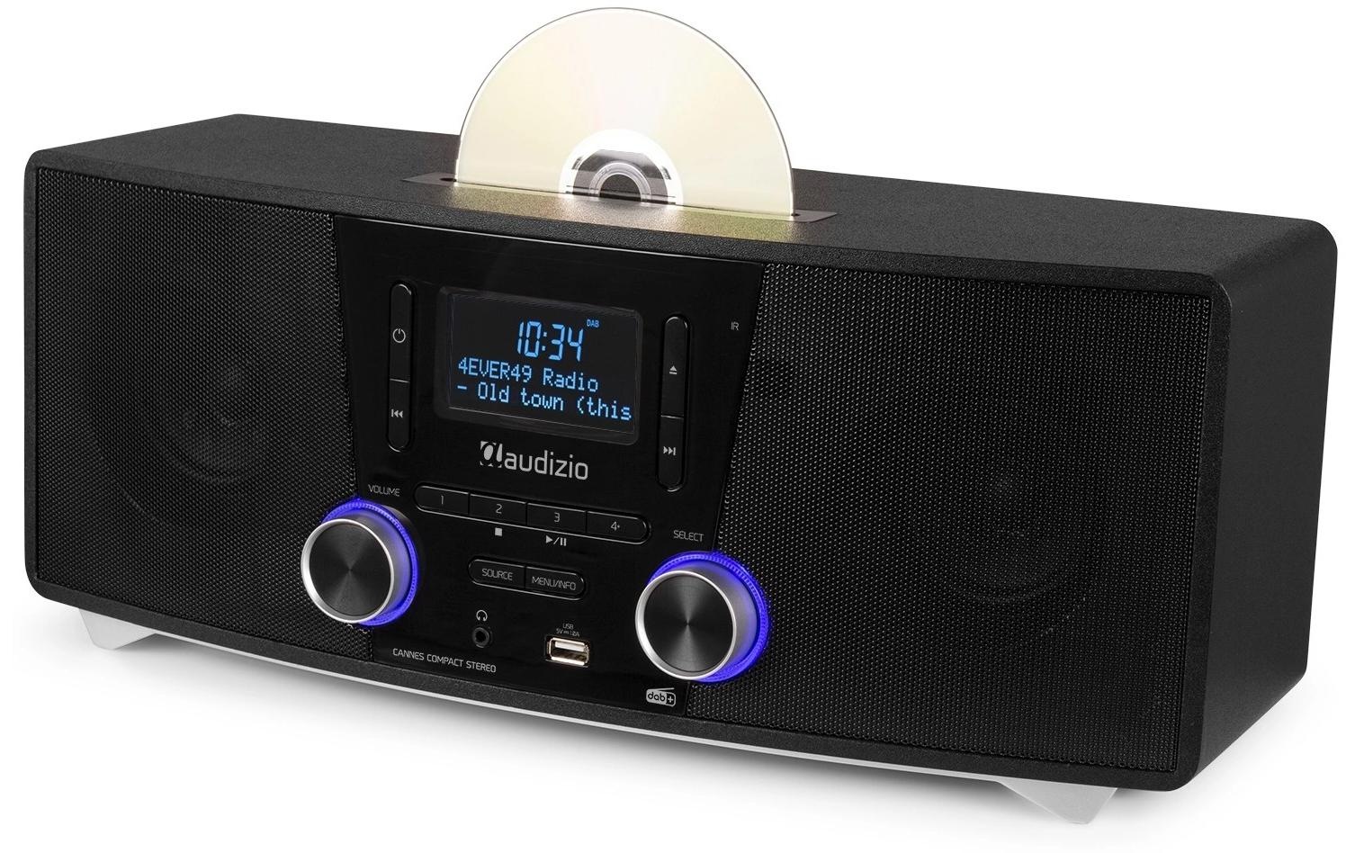 AUDIZIO Microanlage »Cannes« ( Digitalradio (DAB+) | FM-Tuner )