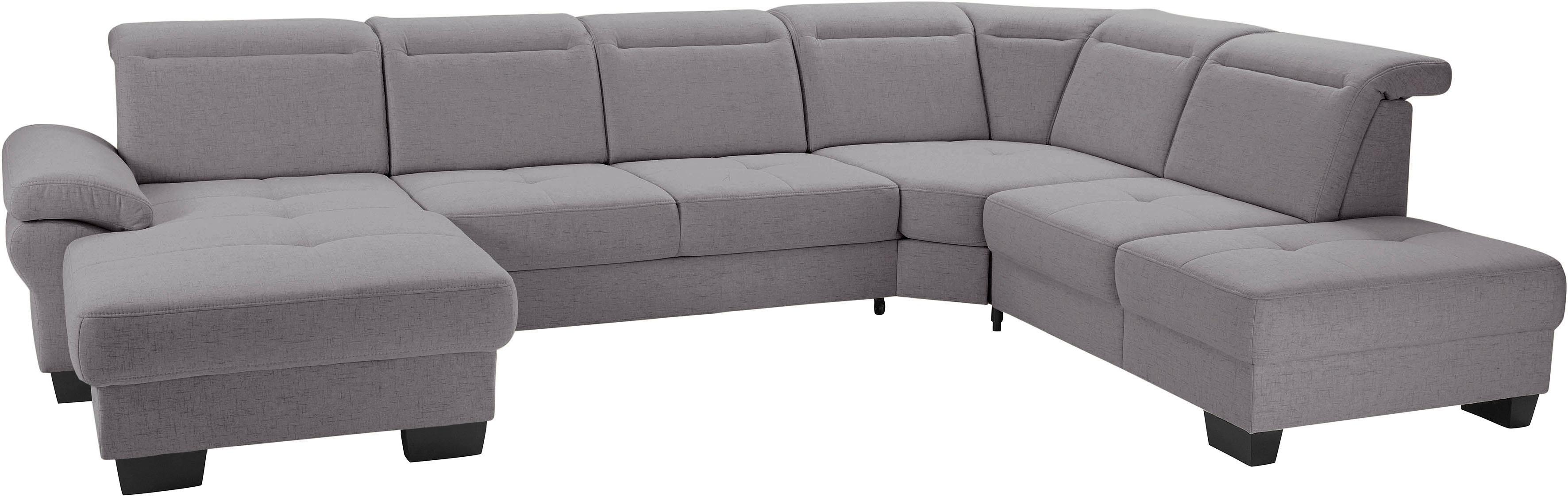 OTTO home Wohnlandschaft "Cornwall U-Form" inkl. Sitztiefenverstellung, wahlweise mit Schlaffunktion