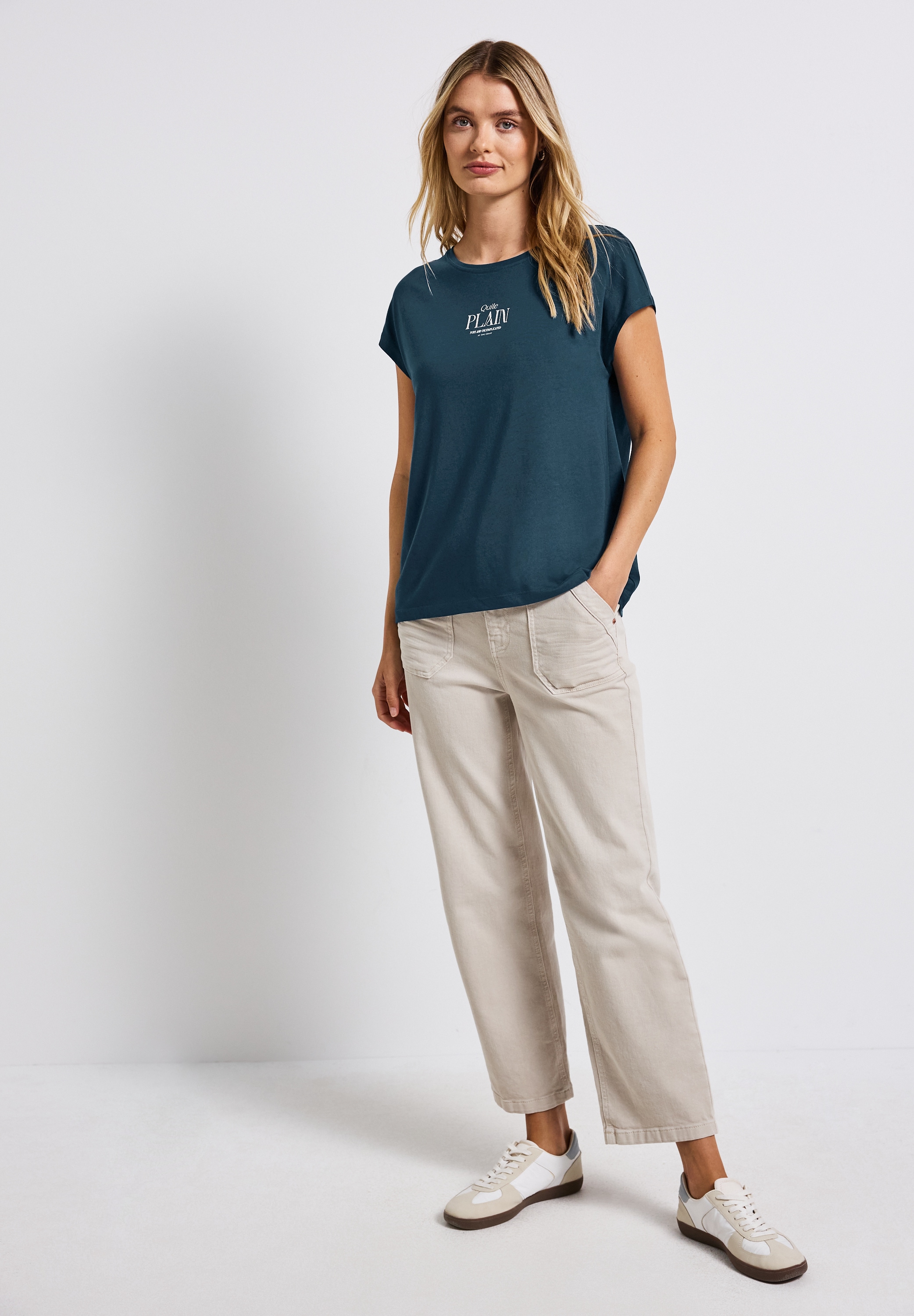 STREET ONE T-Shirt, im soften Baumwoll-Mix