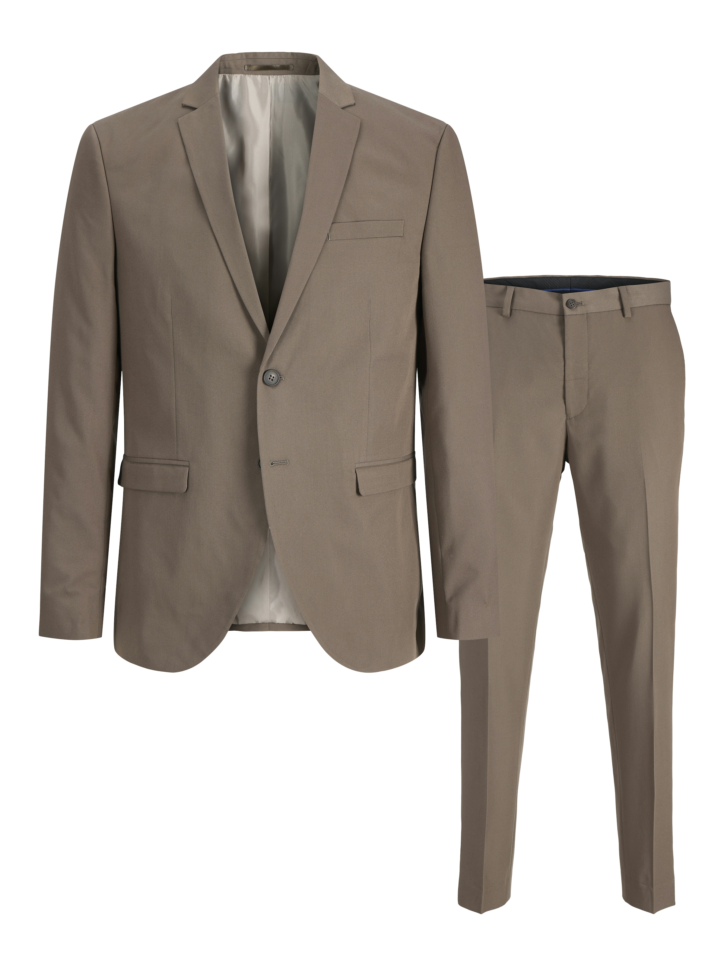 Jack & Jones "JPRFRANCO Extra schmal, pflegeleicht, stilvoll mit fallendem Revers" slim fit Materialmix aus Polyester, Viskose und Elasthan