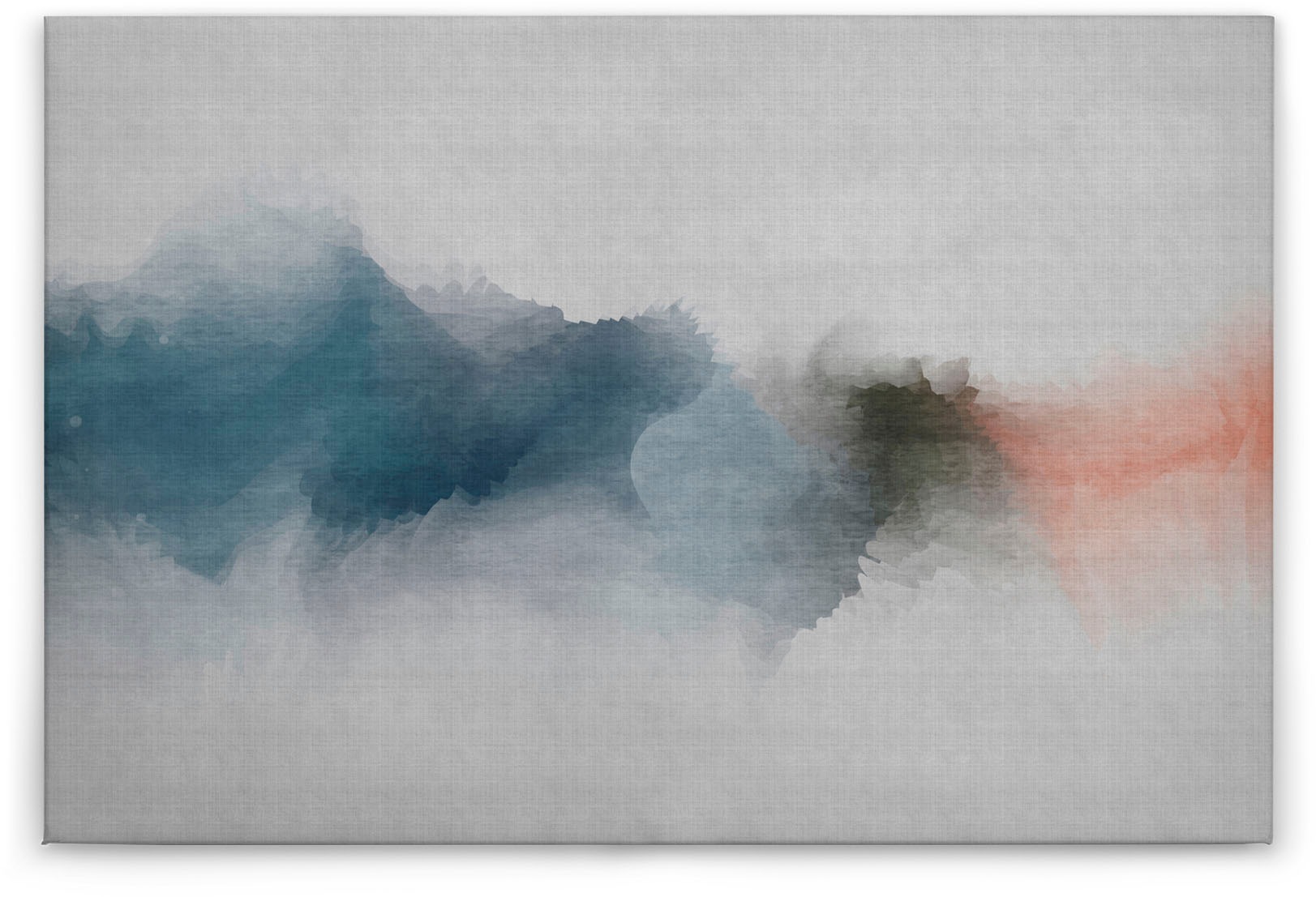 A.S. Création Leinwandbild »daydream«, Abstrakt, (1 St.), Keilrahmen Bild Farben Grau Bunt