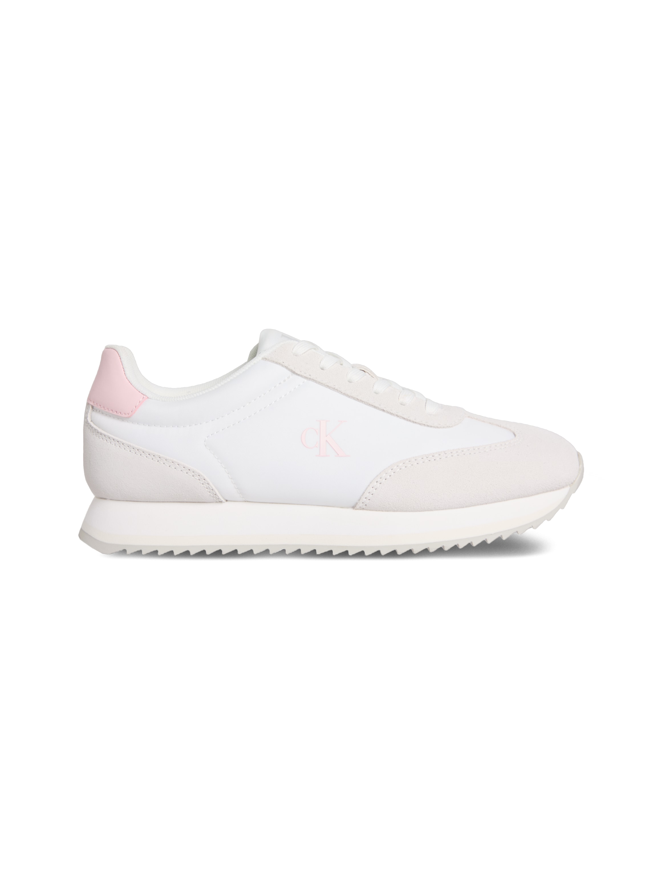 Calvin Klein Jeans Sneaker »RUNNER LACEUP MG NYLON MIX«, Schnürschuh, Halbschuh, Runner-Sneaker mit seitlichem CK-Logo