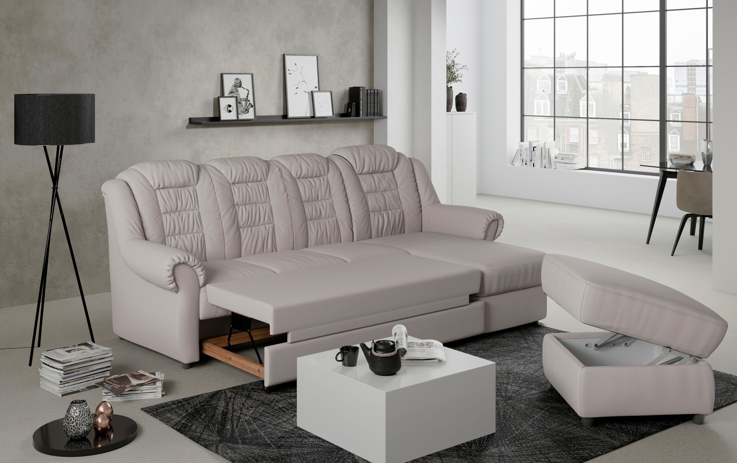 Home affaire Hocker »Boston«, mit Stauraum