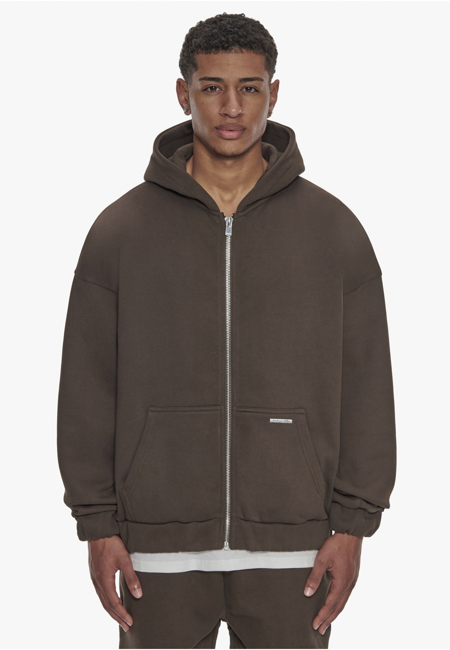 Dropsize Kapuzenpullover »Dropsize Herren Super Heavy Blank Zip-Hoodie« 1
