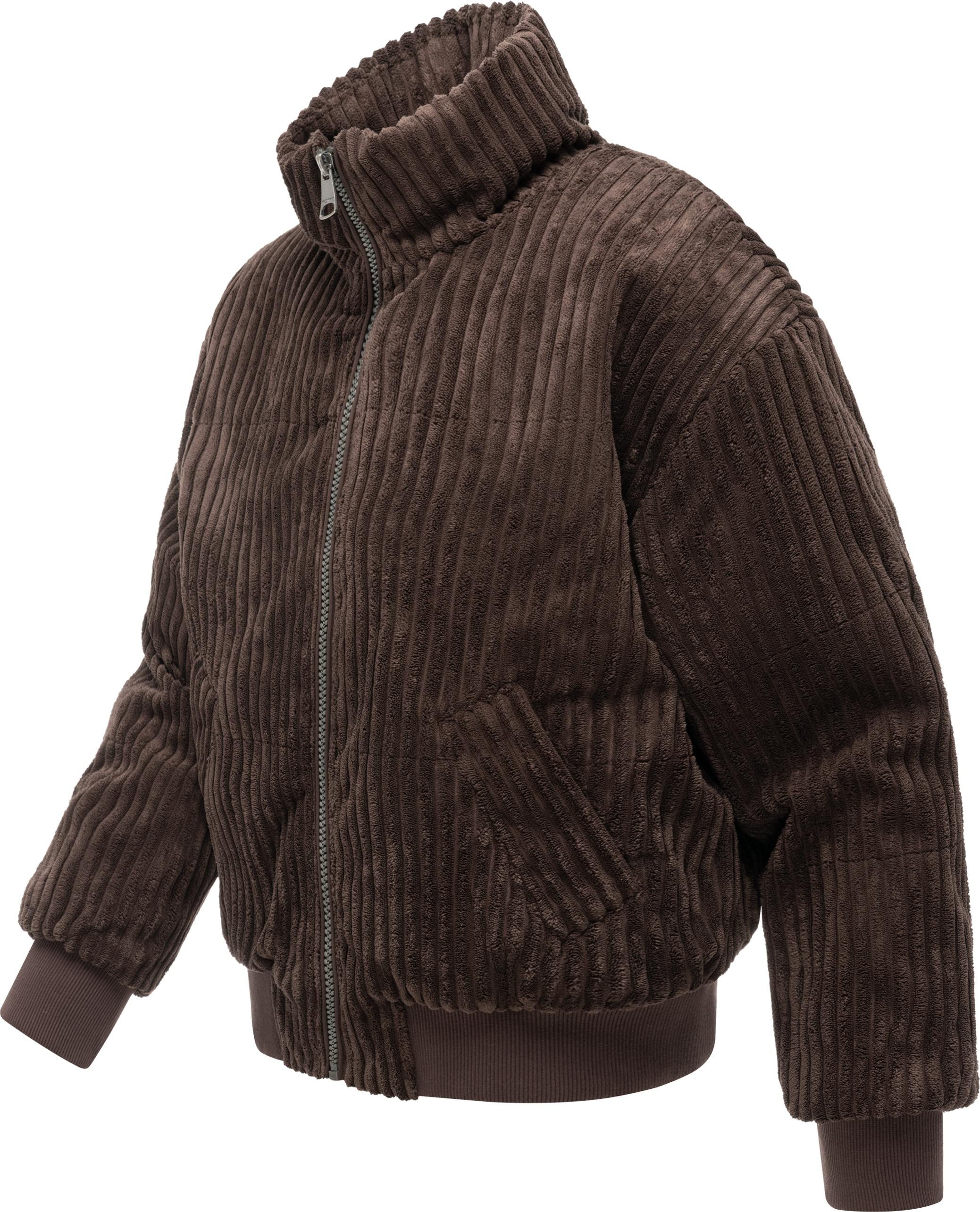 Ragwear Cordjacke »Tillie Cordy Y« ohne Kapuze Warme Damen Kordjacke mit Stehkragen