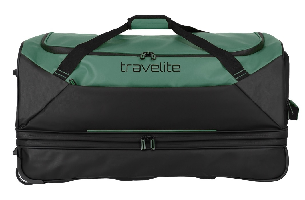 travelite Reisetasche "BASICS Rollenreisetasche", Reisetasche, Wasserabweisend, separates Bodenfach