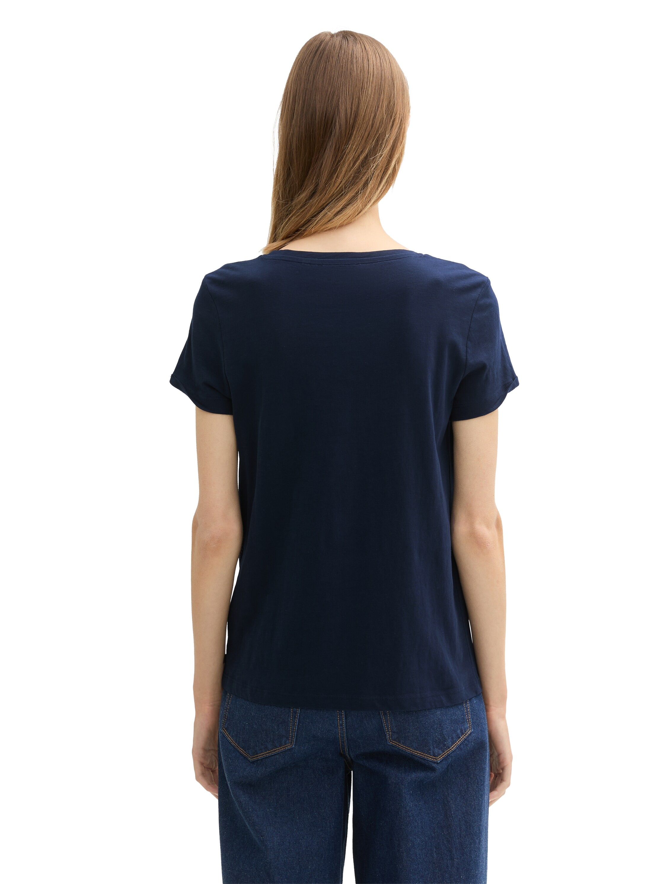 TOM TAILOR Denim Print-Shirt, (Set, 2 tlg.), im Doppelpack mit Anker-Motiv