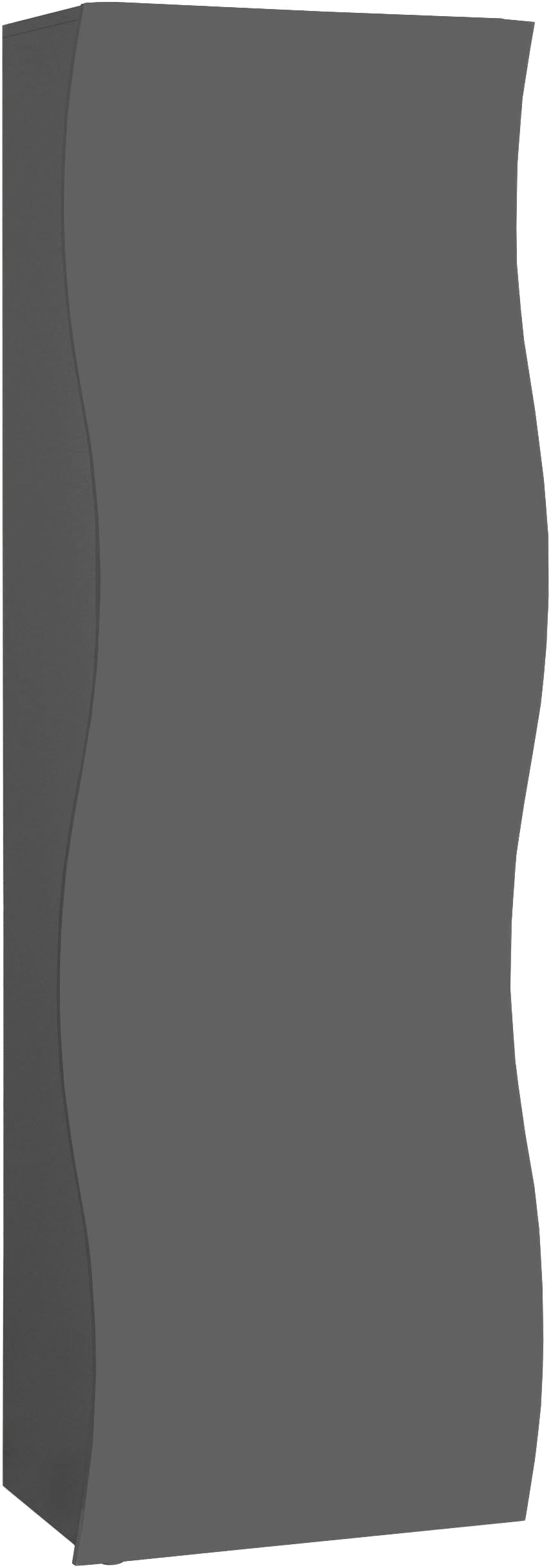 Home affaire Garderobenschrank "Garderobenschrank,Kleiderschrank,Dielenschrank mit 1 Tür Höhe 186" onda 63 cm breit, Anthrazit,Kleiderstange, Einlegeboden, made in italy