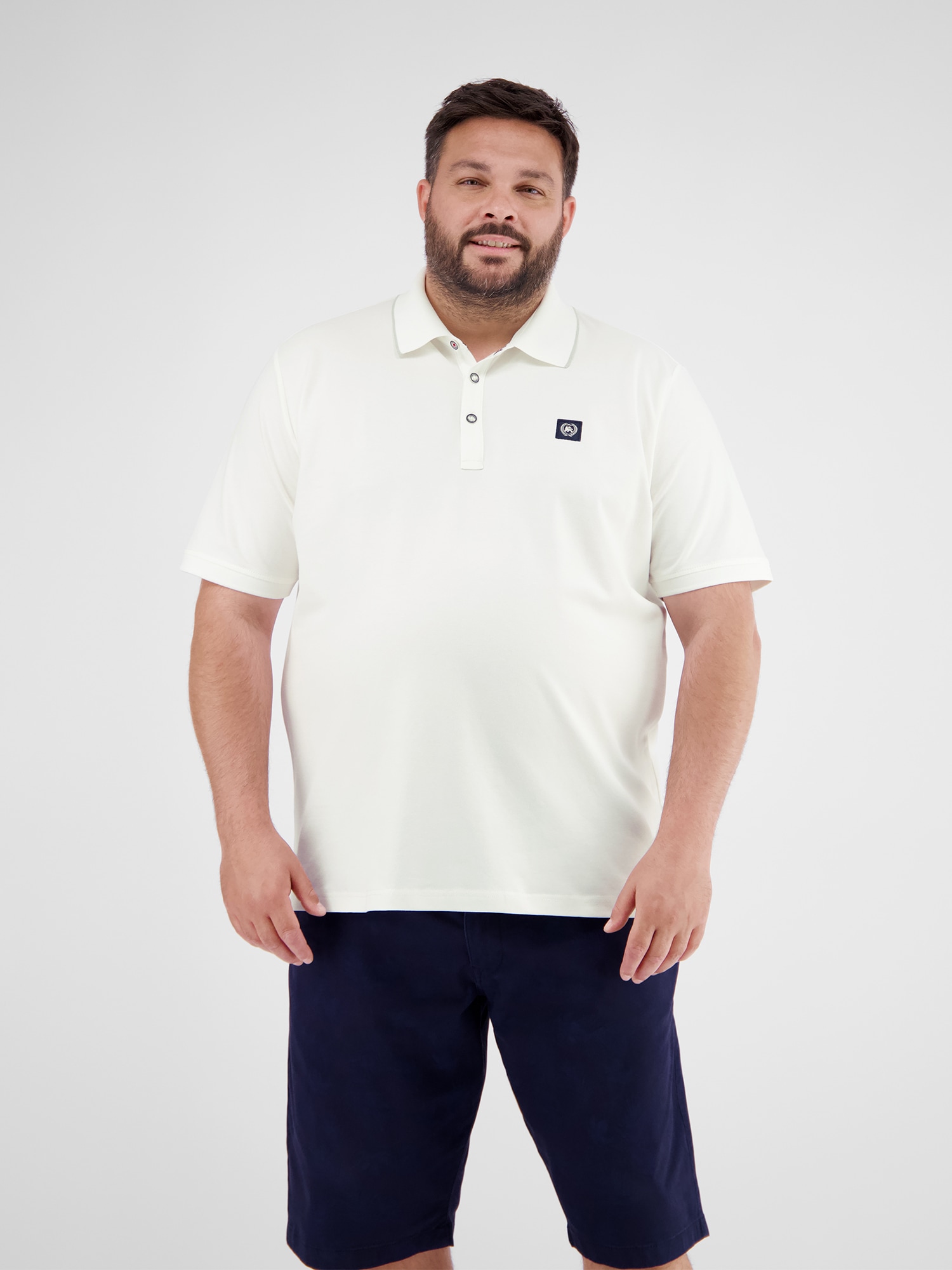 LERROS Poloshirt "LERROS Poloshirt in Übergrößen, bequem und sportiv" günstig online kaufen