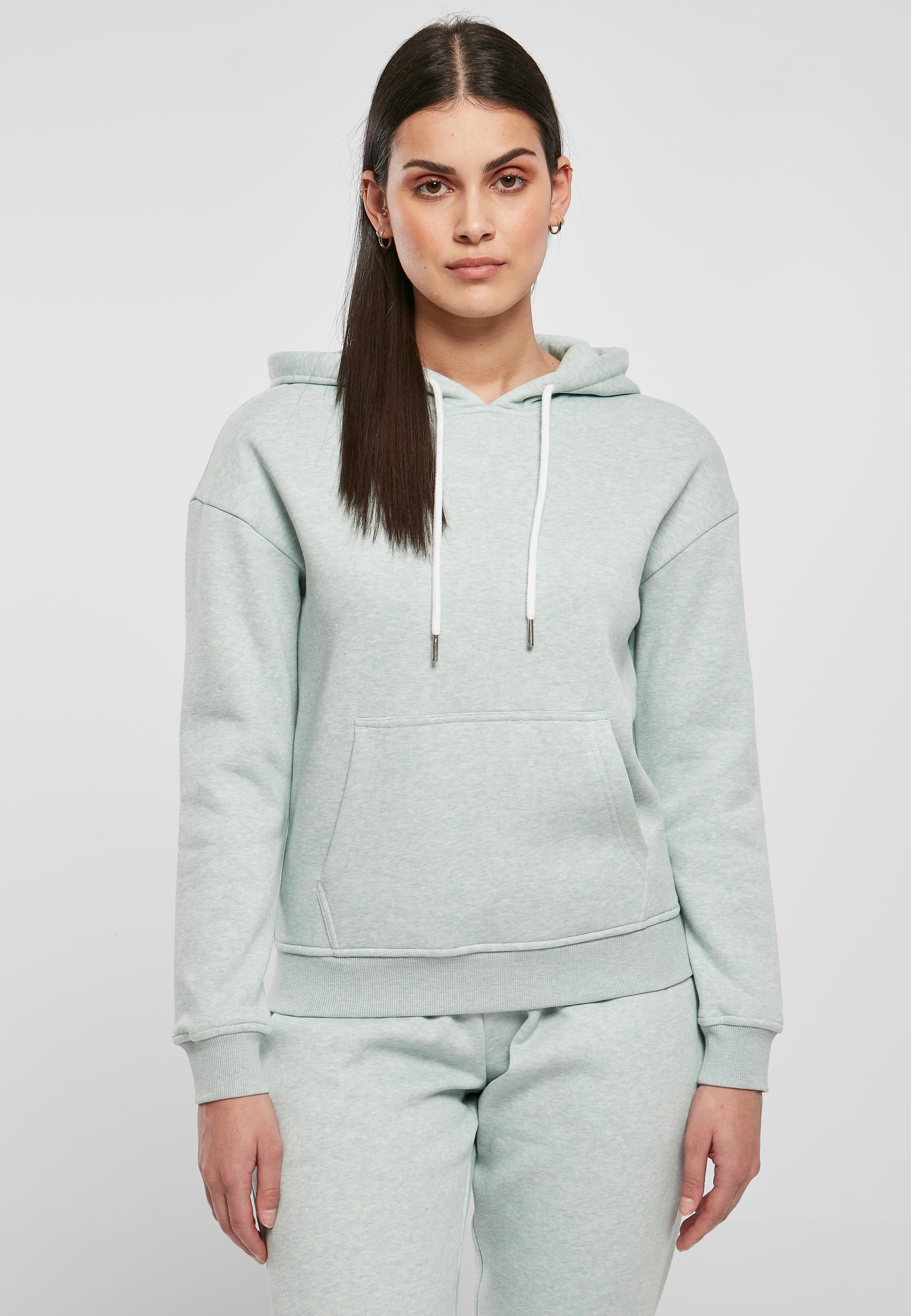 URBAN CLASSICS Kapuzenpullover »Urban Classics Damen Ladies Color Melange Hoody«, (1 tlg.)