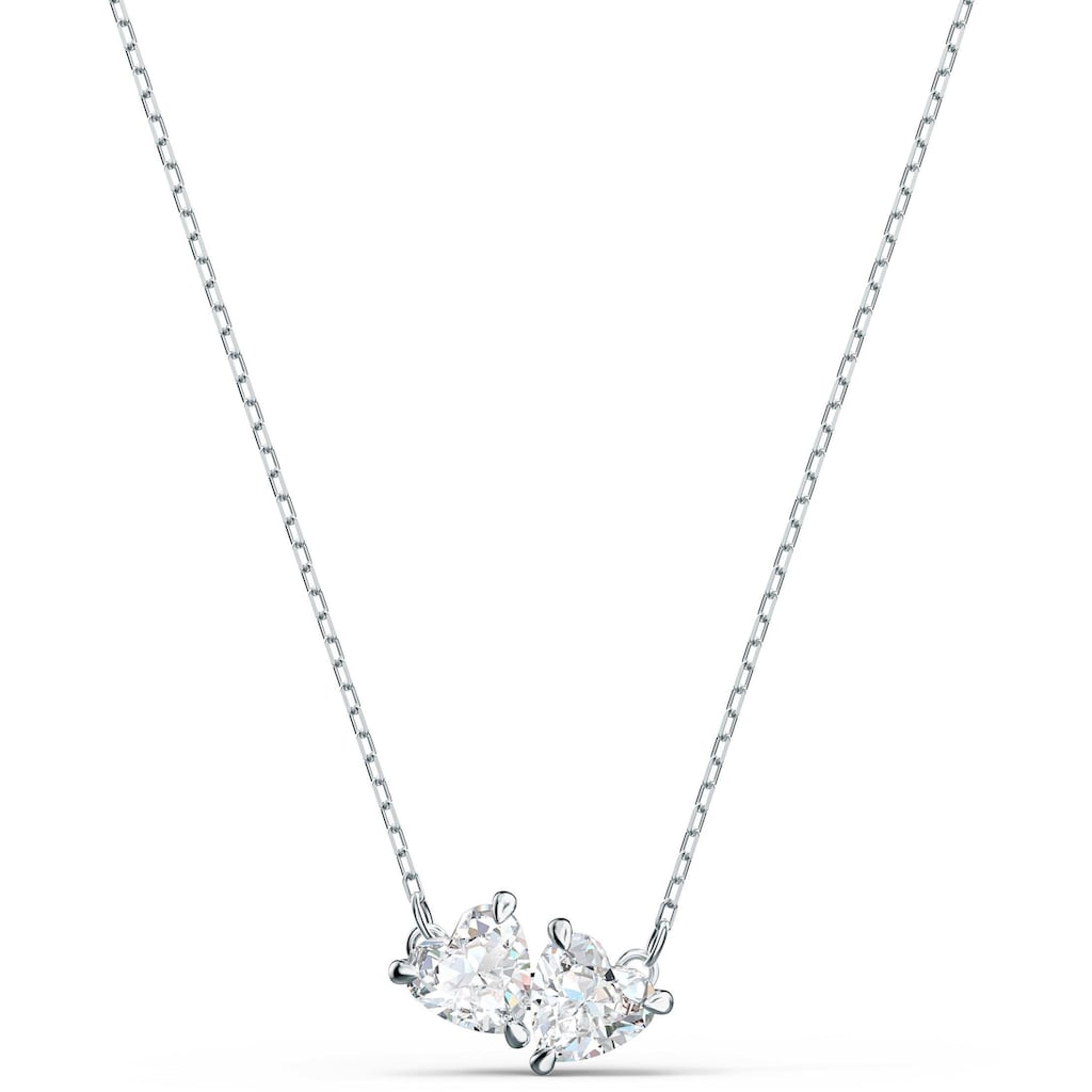 Swarovski Kette mit Anhänger »Attract Soul, weiss, rhodiniert, 5517117«